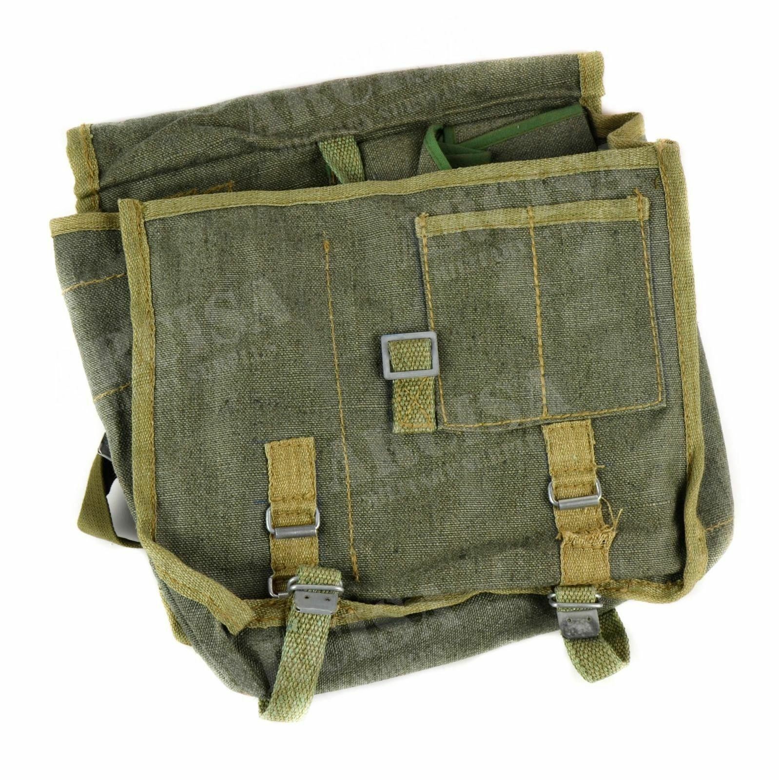 Original Polnische Armee Umhängetasche Canvas Brottasche Militär Tasche Oliv Thumbnail 3