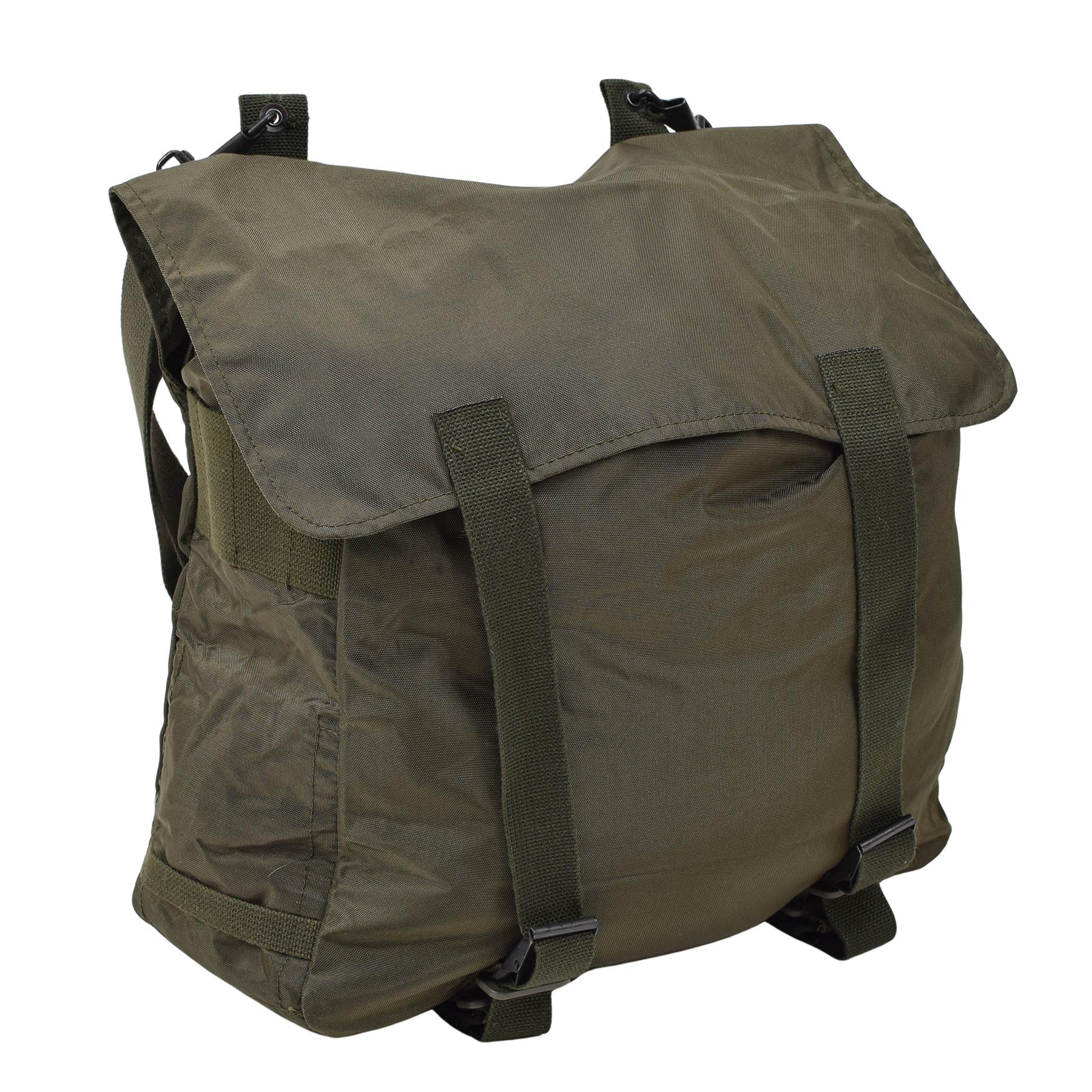 Original Austrian military tactical olive backpack PU field bag w