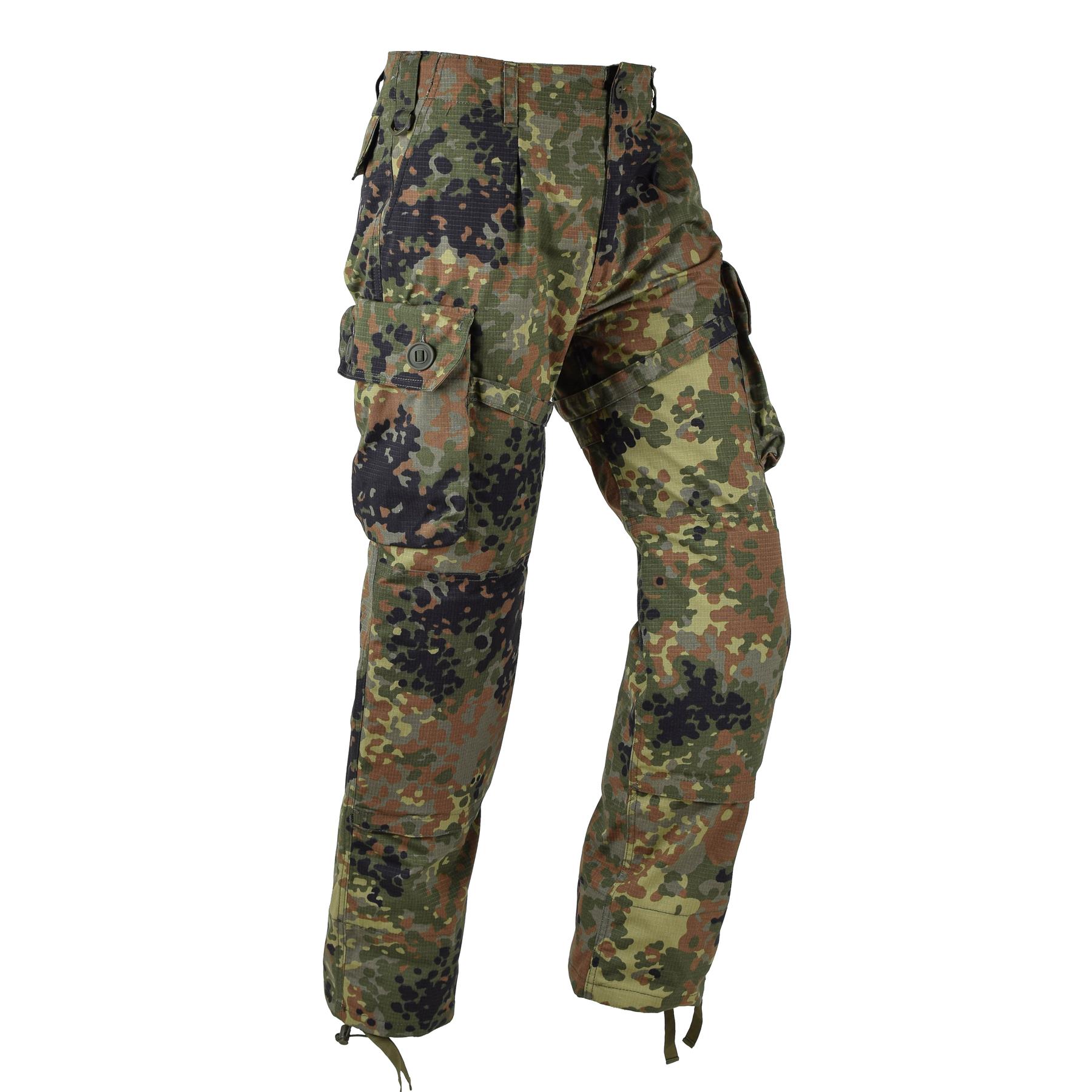 TACGEAR Brand German Army style field cargo combat Flecktarn pants