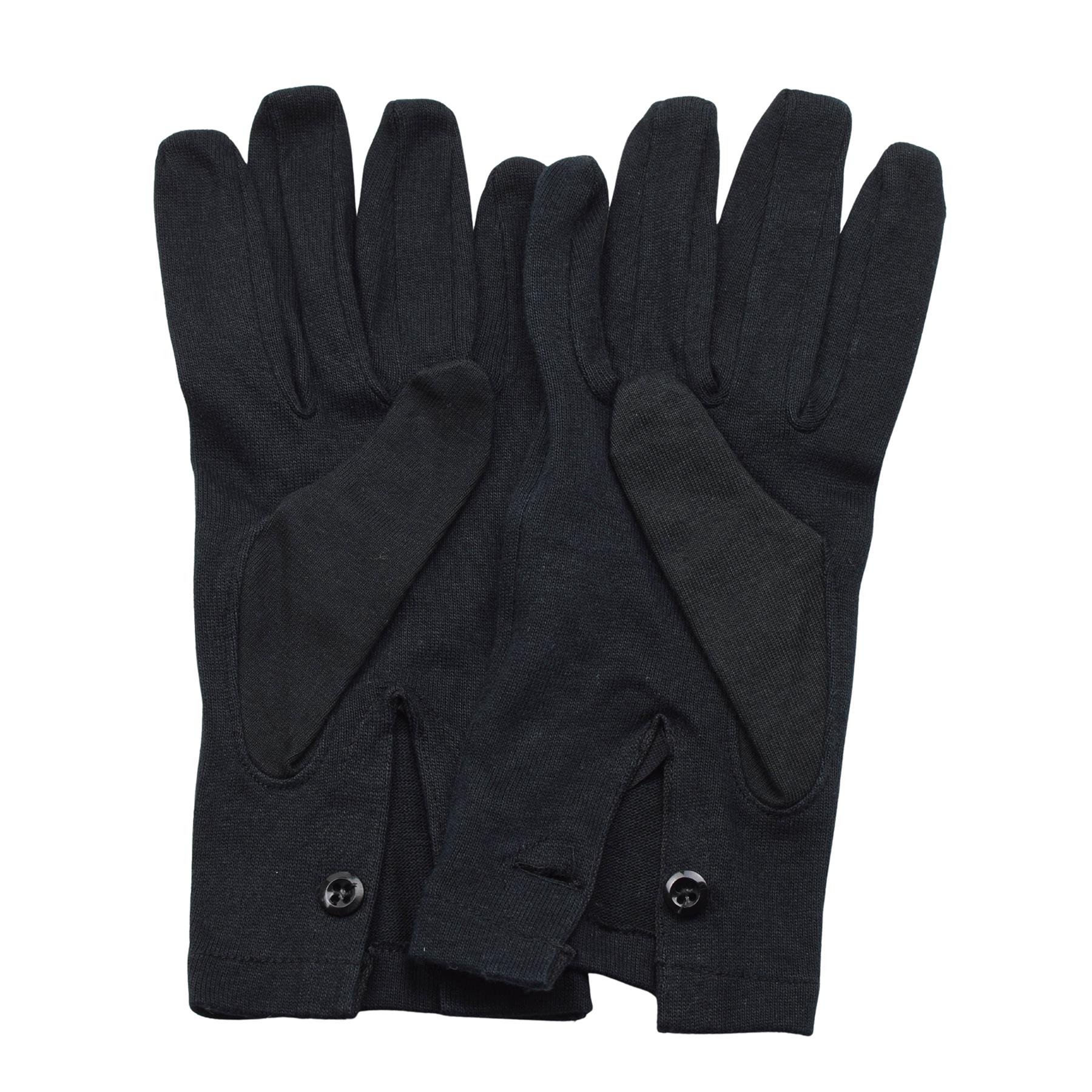 Original Italienische Armee Winter Thermo Handschuhe Schwarz Thumbnail 1