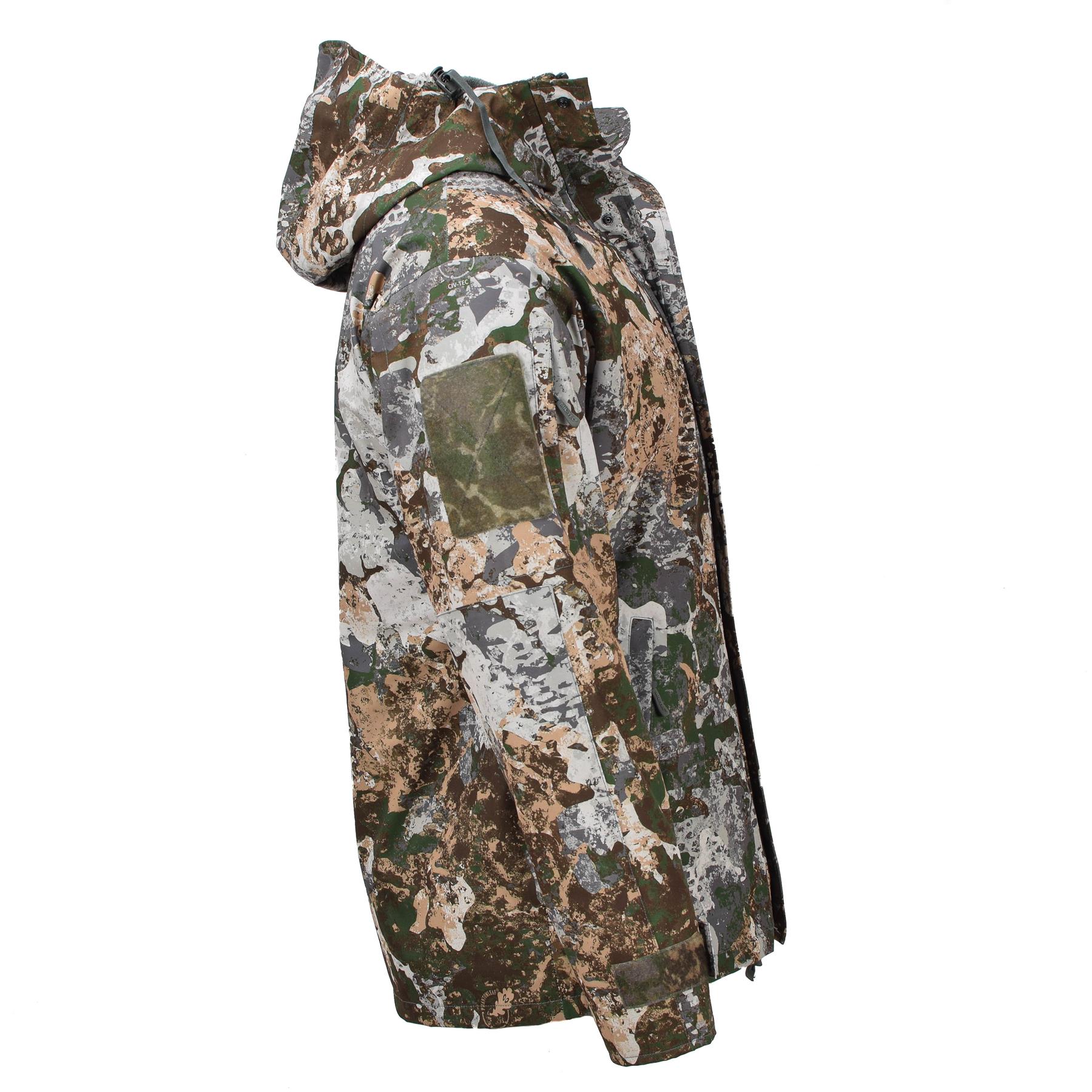 MIL-TEC army rain wet weather jacket Gen II WASP Camouflage waterproof hooded - Picture 16 of 19