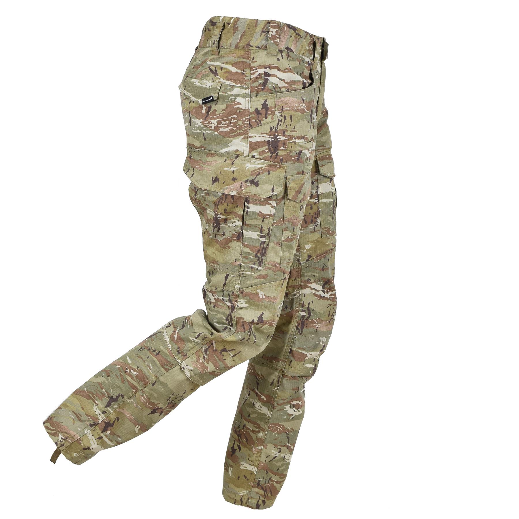 Pentagon Lycos Einsatzhose Ripstop mit Cargotaschen – Pentacamo Camo Thumbnail 1