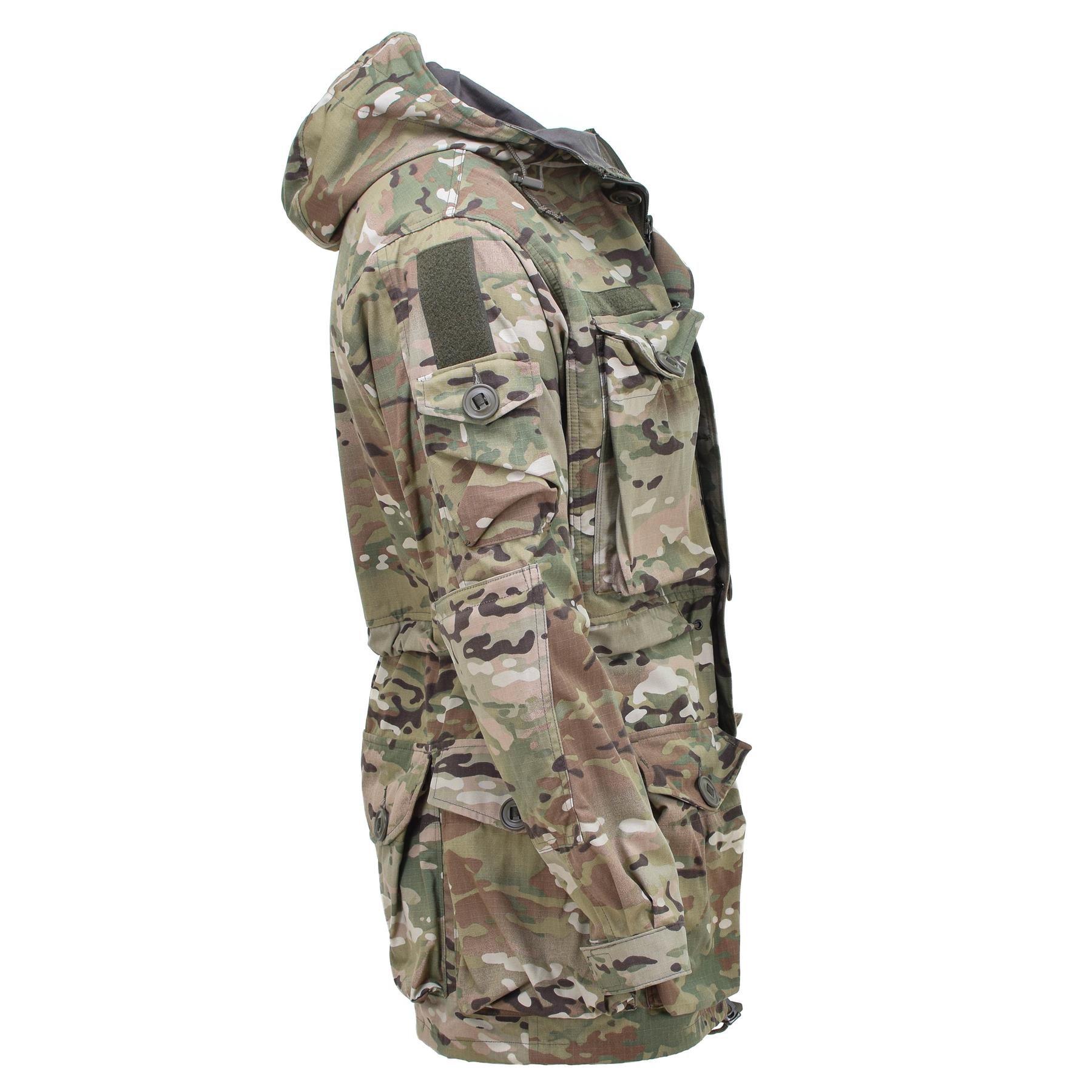 Leo Kohler military tactical smock jacket ripstop multicam