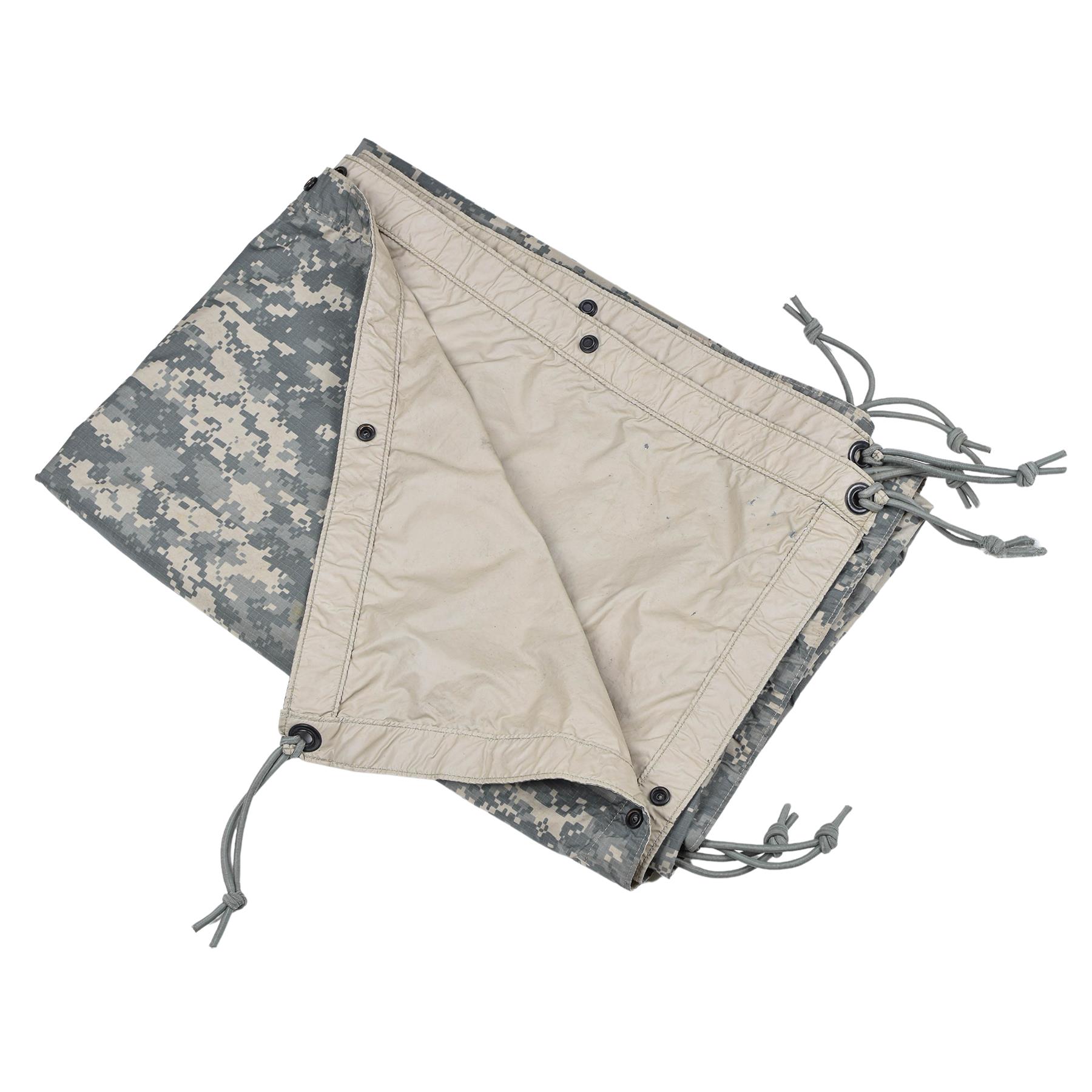 Original U.S. Army Reversible Tarp Ground Cover Blanket Tactical Field Gear - Picture 7 of 10