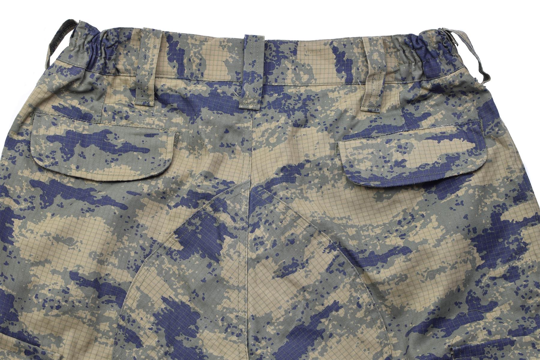 Original Turkish army blue digital camo tactical pants ripstop