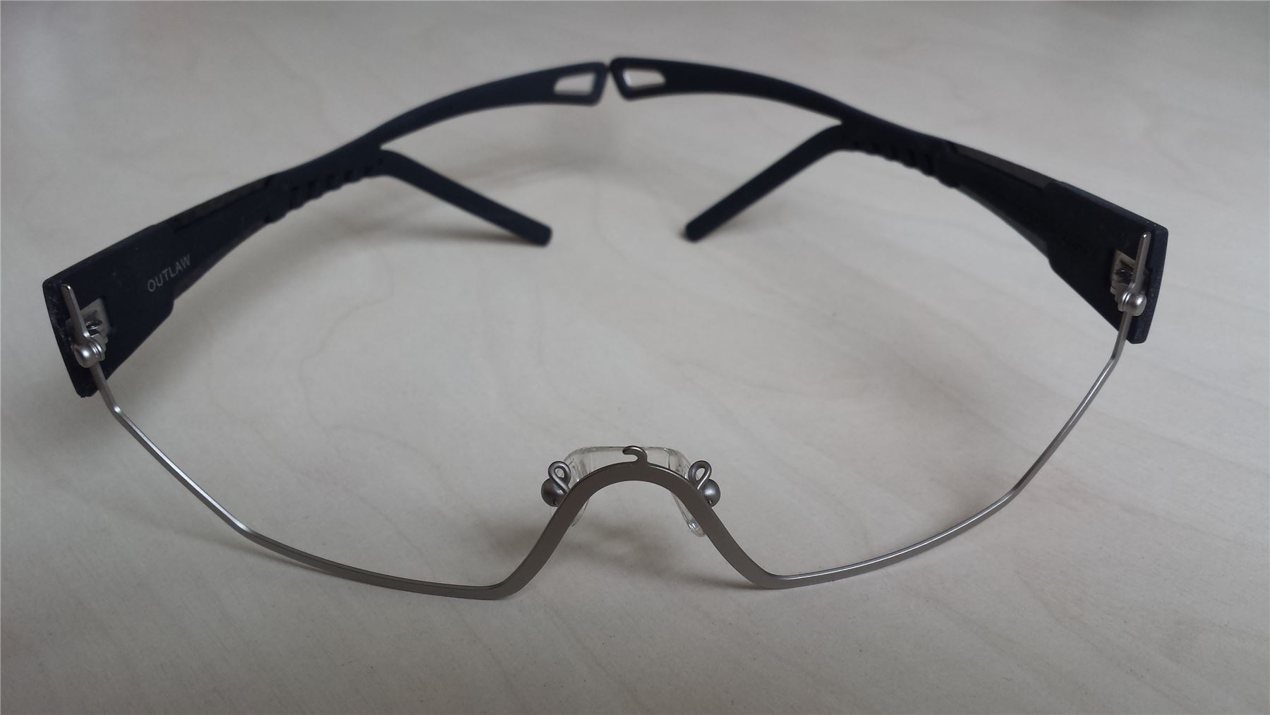 PILLA OUTLAW Shooting Glasses 4 Lens Set 20, 40, 55, 65 Plus Case