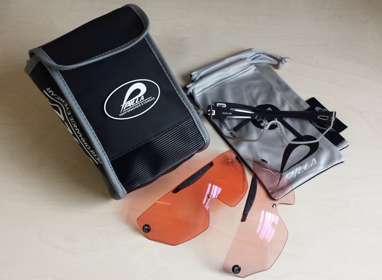 PILLA OUTLAW Shooting Glasses 2 Lens Set 65 and 80 Plus Case eBay