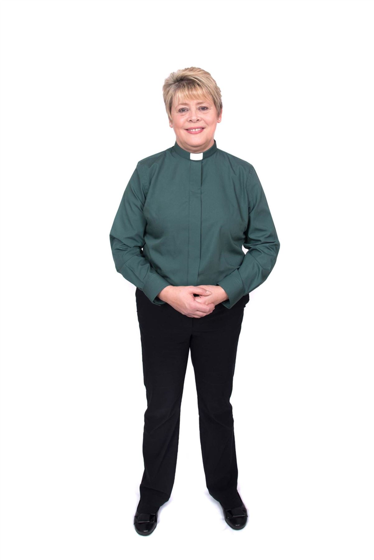 Ladies Clergy Shirt - Long Sleeved - Various Colours - Picture 19 of 41
