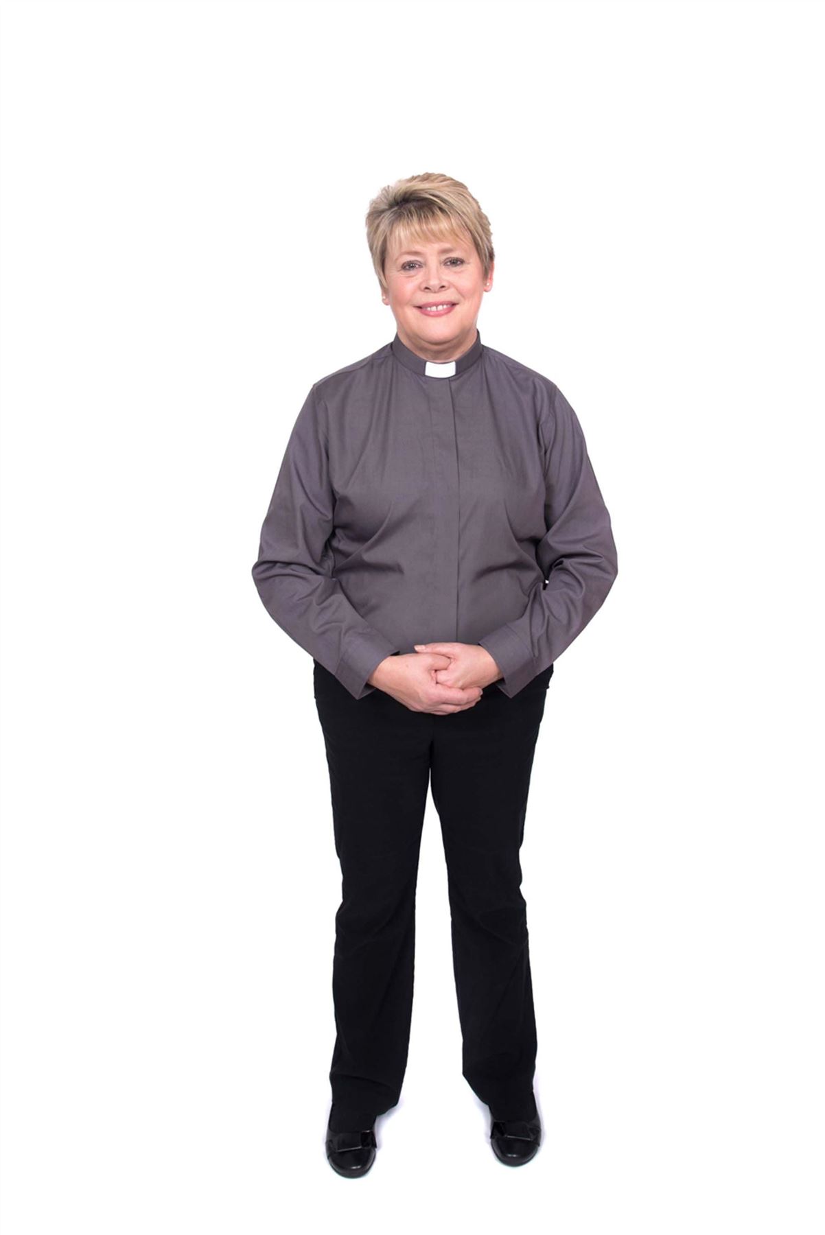 Ladies Clergy Shirt - Long Sleeved - Various Colours - Picture 23 of 41