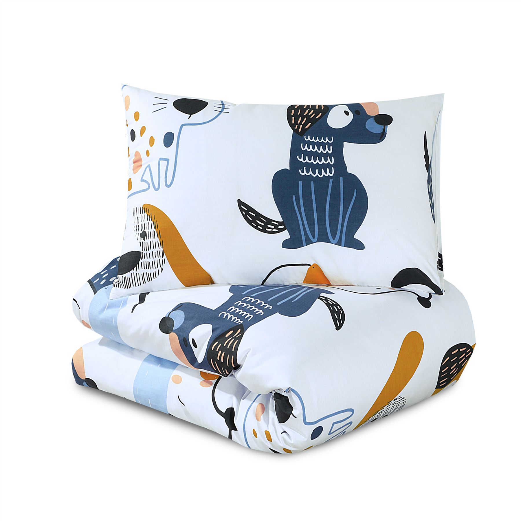 Juego de 2 fundas nórdicas y funda de almohada para cuna bebé junior 120 x 150 cm - Imagen 20 de 38
