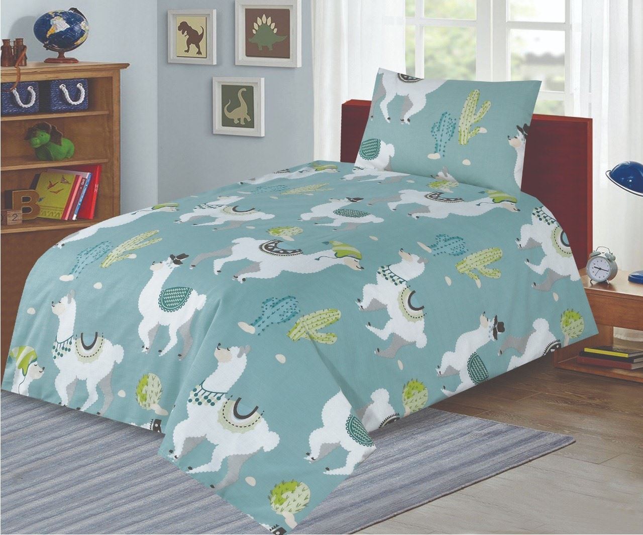 Juego de 2 fundas nórdicas y funda de almohada para cuna bebé junior 120 x 150 cm - Imagen 21 de 38