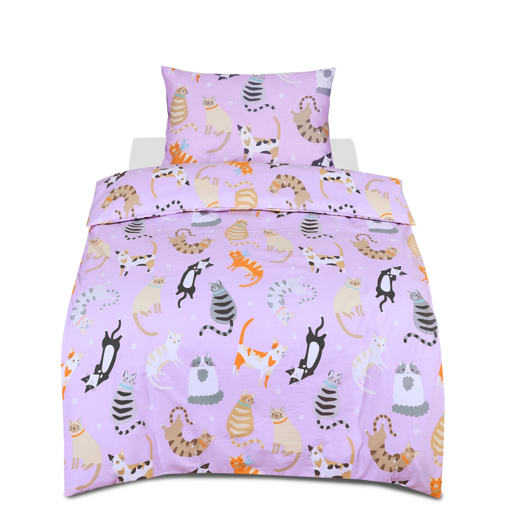 Juego de 2 fundas nórdicas y funda de almohada para cuna bebé junior 120 x 150 cm - Imagen 11 de 38