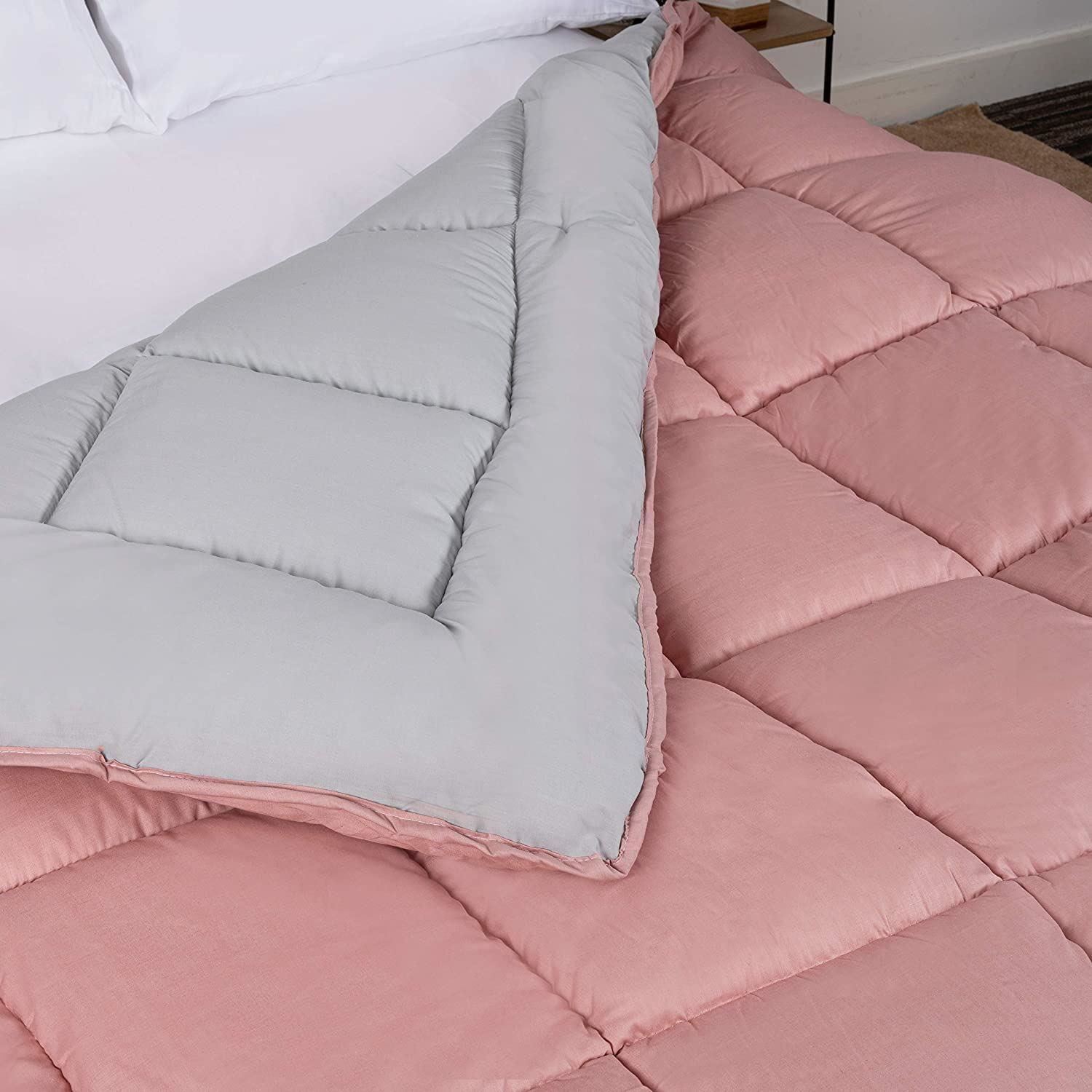 7.5 tog Box Stitching Reversible Coverless Summer Cool Duvet eBay