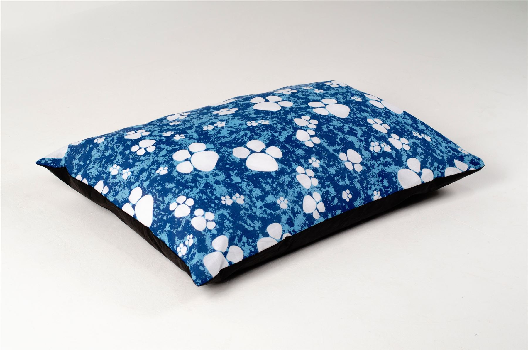 LARGE DOG BED REMOVABLE ZIPPED COVER WASHABLE PET BED CUSHION & COVER