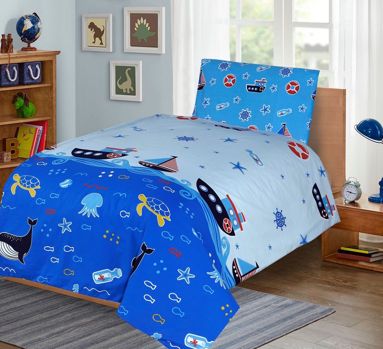 2 Piece Baby Junior Cot Bed Duvet Cover and Pillowcase Set 120 x 150 cm eBay