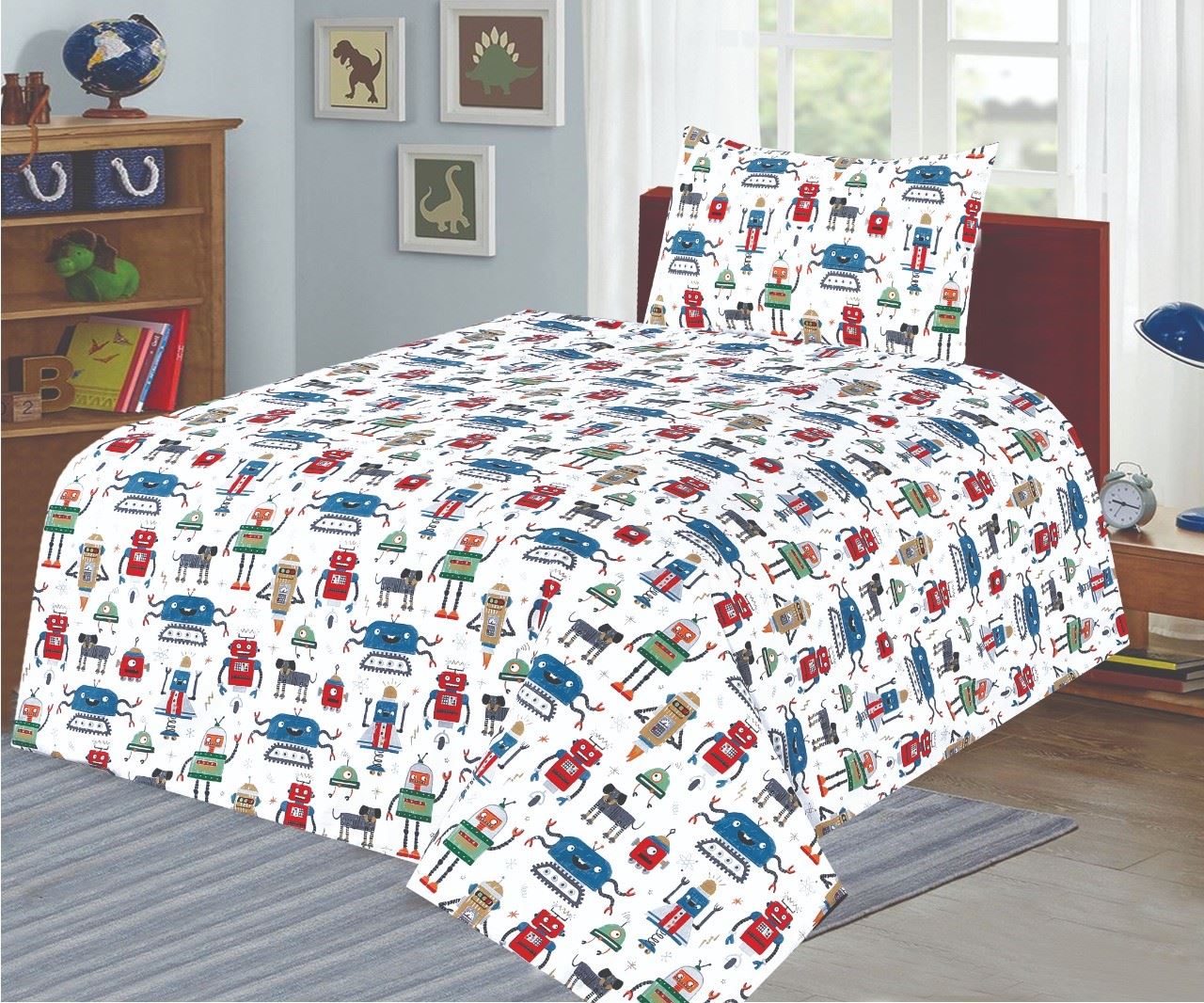 Juego de 2 fundas nórdicas y funda de almohada para cuna bebé junior 120 x 150 cm - Imagen 30 de 38