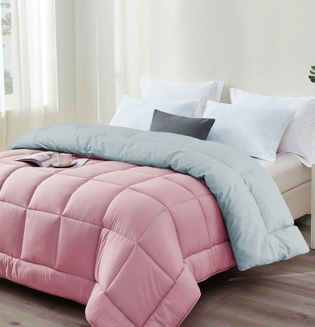 7.5 tog Box Stitching Reversible Coverless Summer Cool Duvet eBay