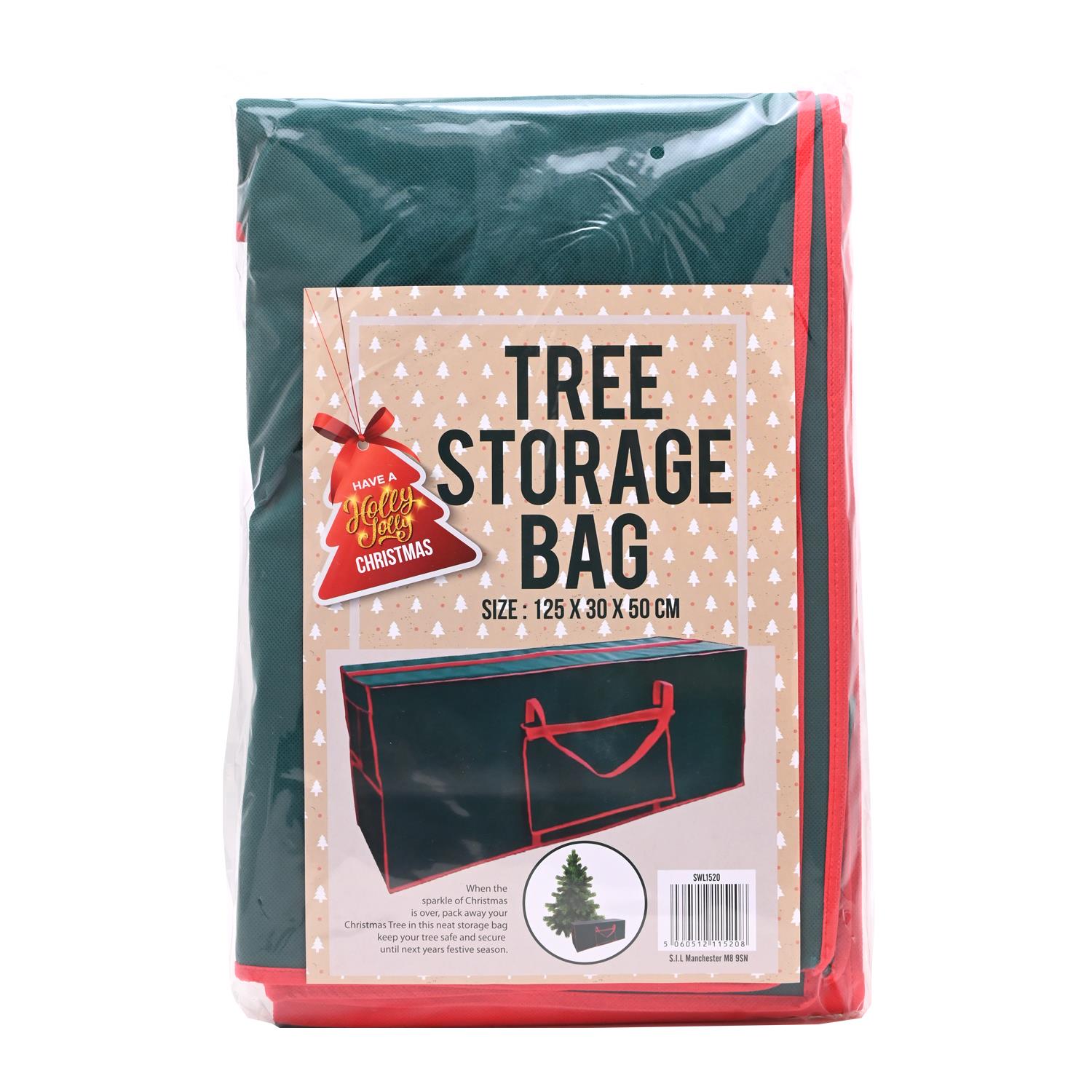 Christmas Tree & Wrapping Paper Decoration Xmas Storage Bag Fabric Organise - Picture 6 of 11