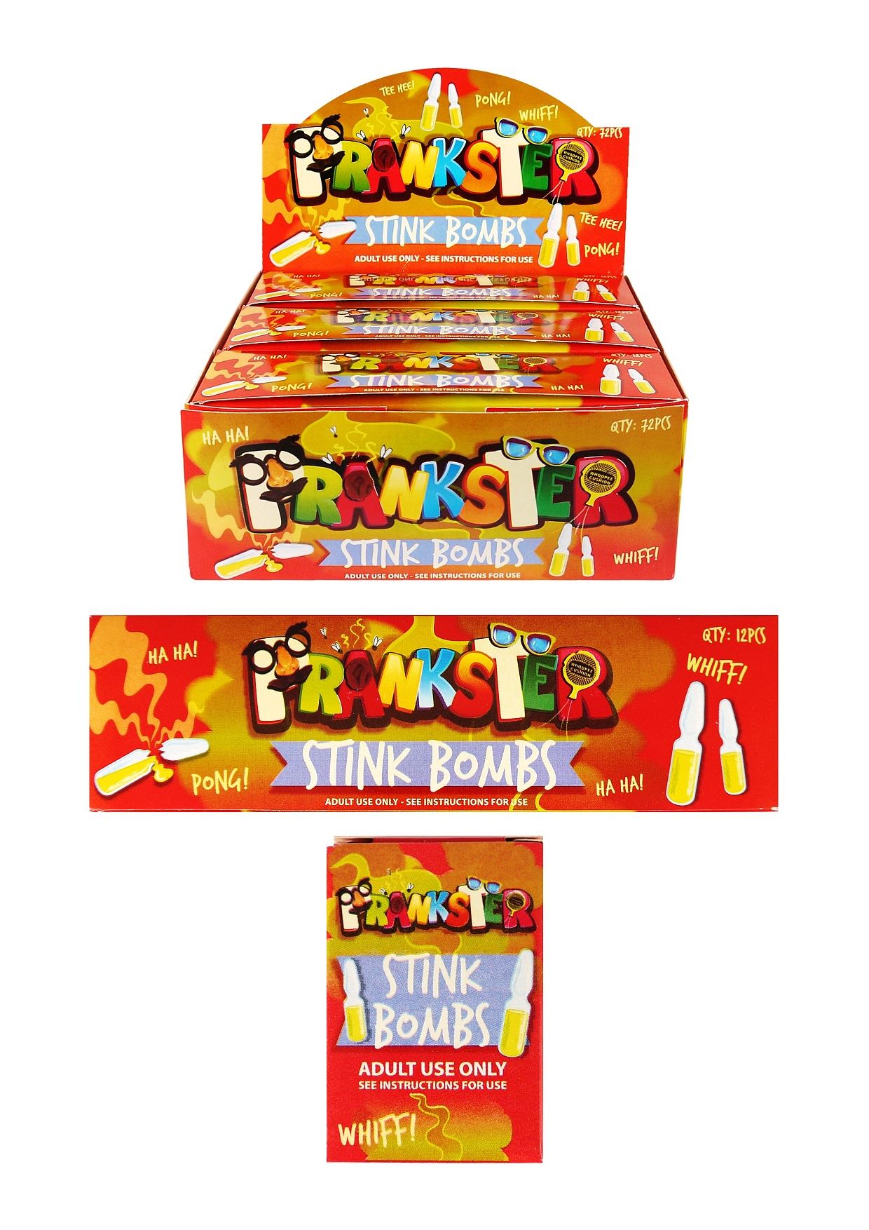 Practical Joke Stink Bombs Kids Novelty Prank Fart Smelly Rotten Egg