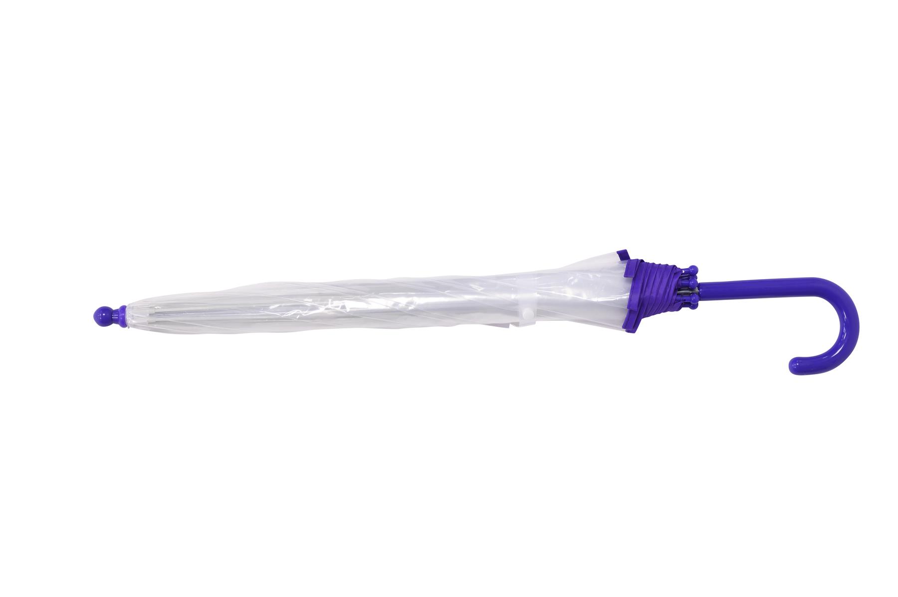 Kids Transparent Dome Umbrella Childrens PVC Clear Brolly - Picture 16 of 21