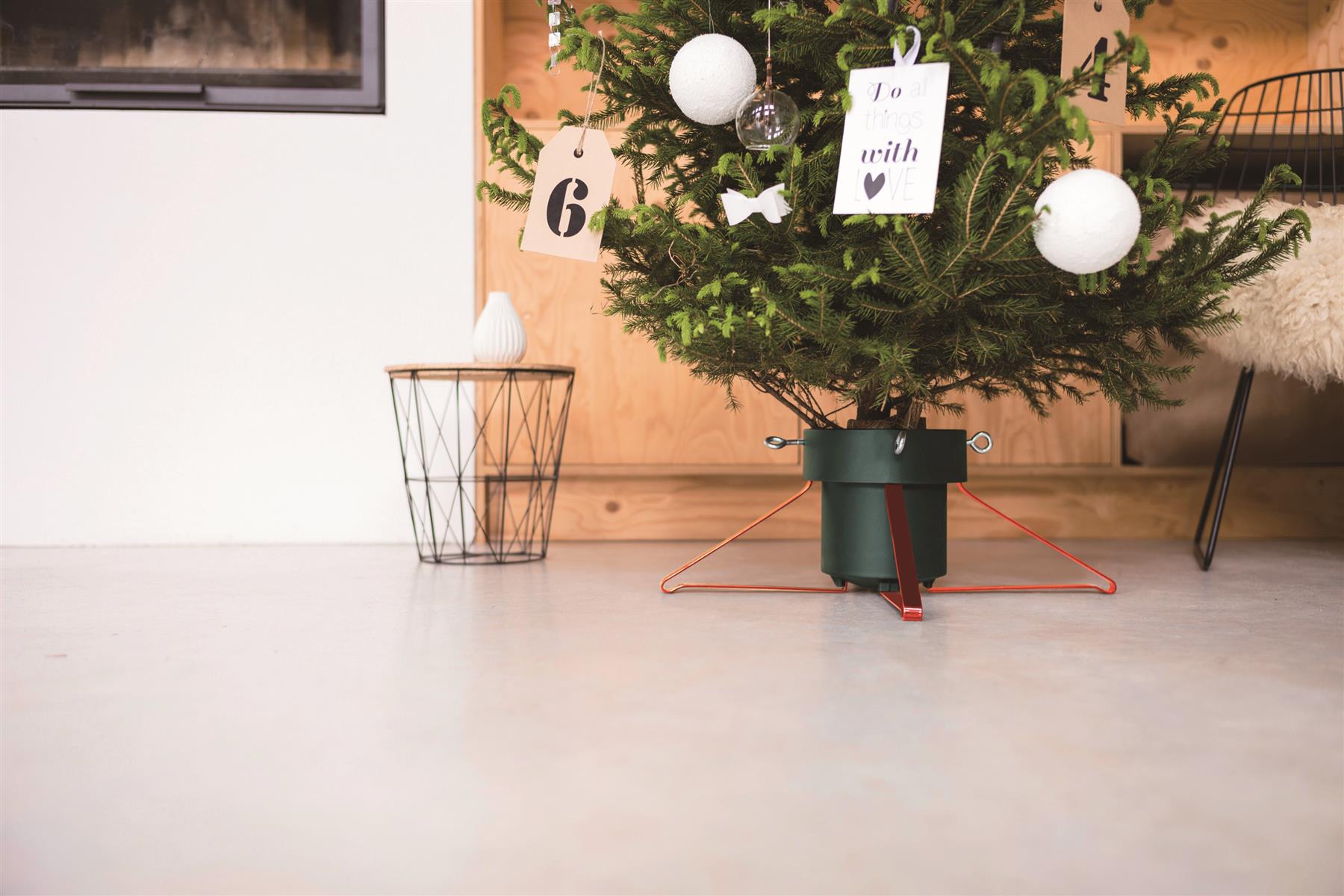 Christmas tree Stand Real Tree Metal Base Heavy Duty Xmas Tree Size upto 2.5m - Picture 4 of 14