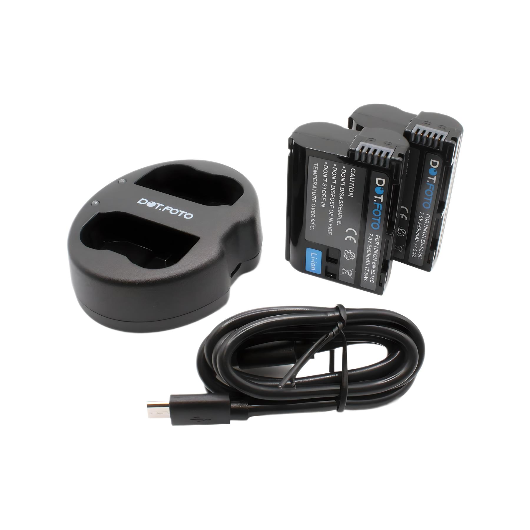 Batería De Ion De Litio Tipo C EN-EL15C Para Nikon ZF Z8 Z5 Z6 III Z7 II D850 D810 D800 D780 D750 D610 D500 D7500 EN-EL15B EN-EL15 EL15A - AliExprs