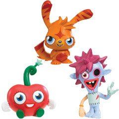 Moshi Monsters Poseable Figures - Zommer, Katsuma and Luvli