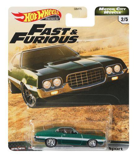 HotWheels MOTOR CITY MUSCLE 4種セット Hot Wheels Premium Fast & Furious Motor City Muscle Set of 5