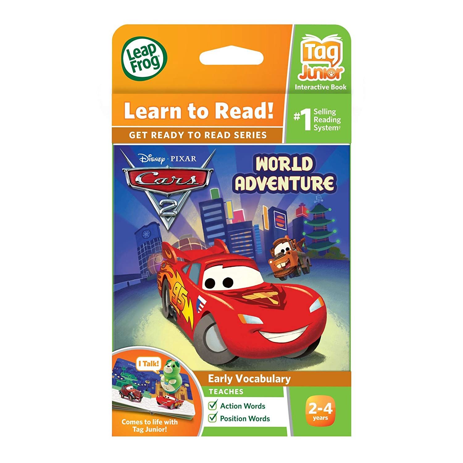 LeapFrog Tag Junior Book: Disney-Pixar Cars 2 World Adventure | eBay