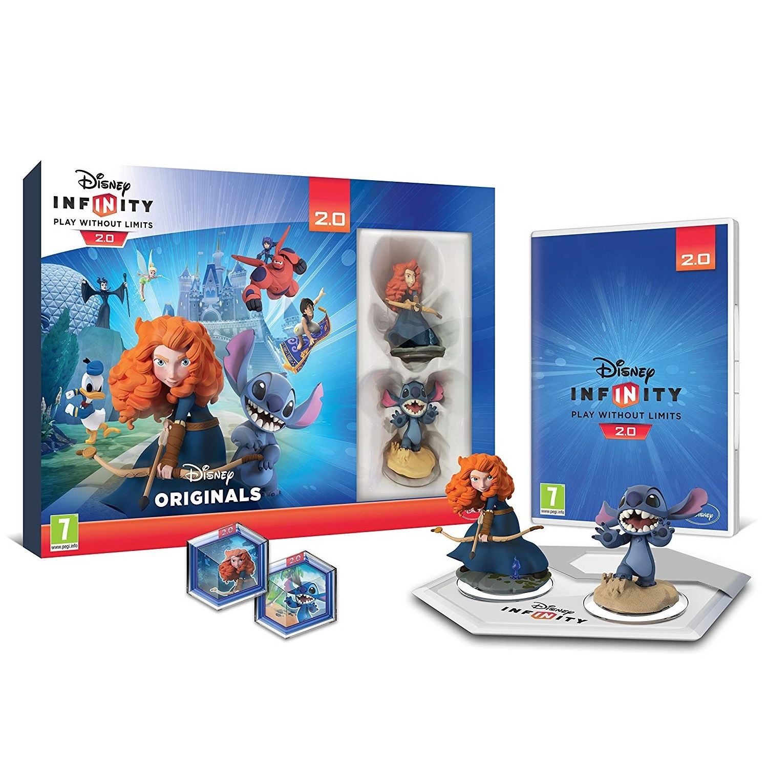 Disney Infinity 2.0 Toybox Pack (Xbox 360) Merida + Stitch NON