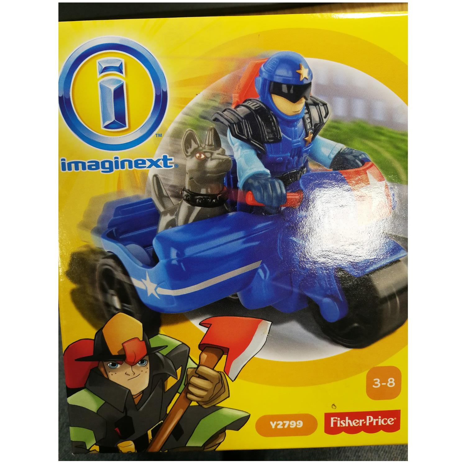 Fisher Price X7617 Imaginext City Police Figure Motorcycle and Dog Playset Toy 746775203634 eBay