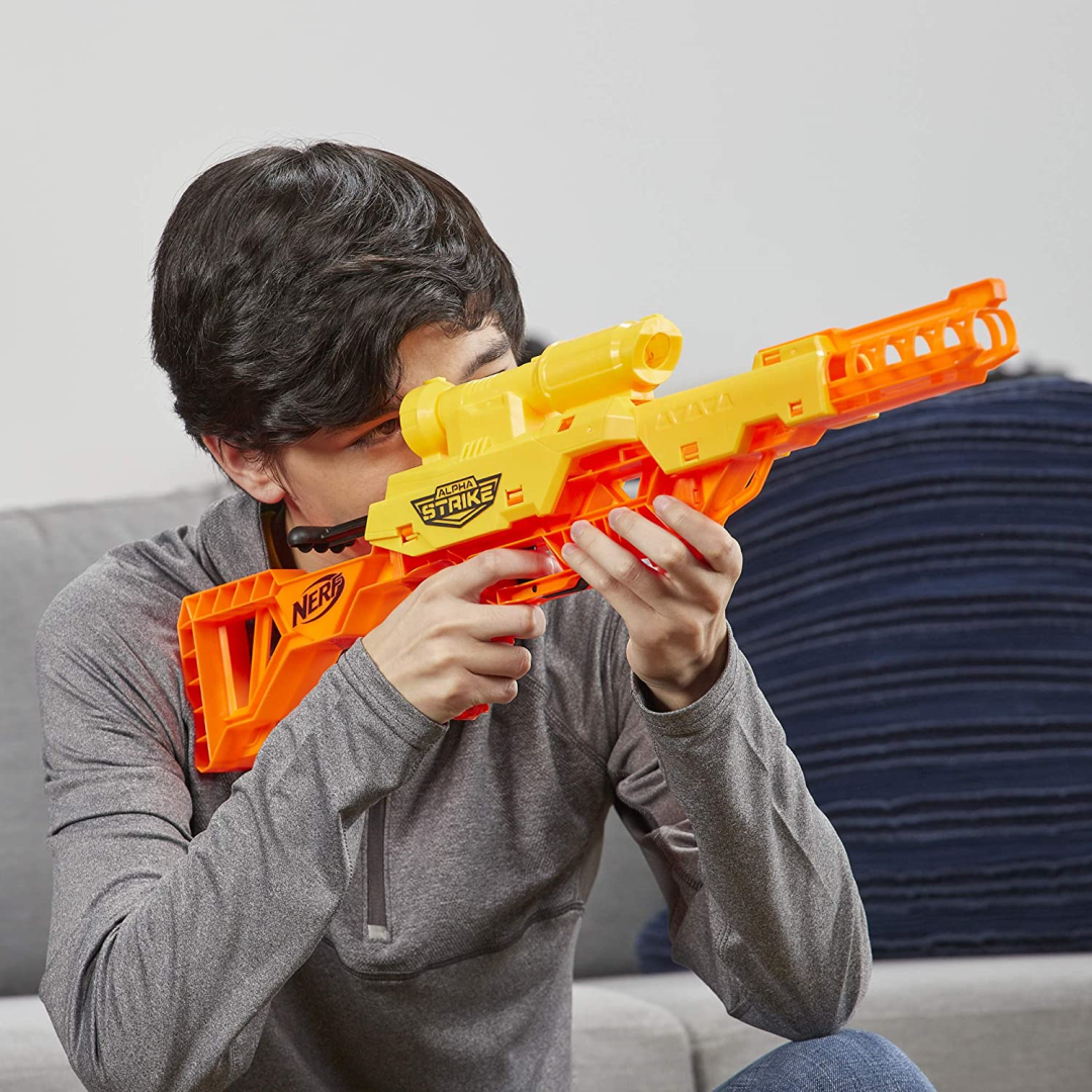 Nerf E8444 Alpha Strike Battalion Set Blaster Blasters New Play