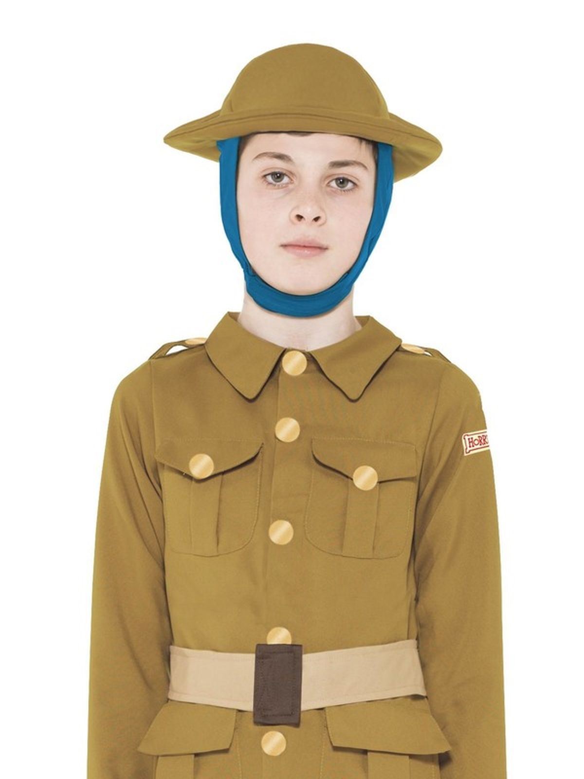 Men/'s 1910s to 1920s Soldier Fancy Dress Costume