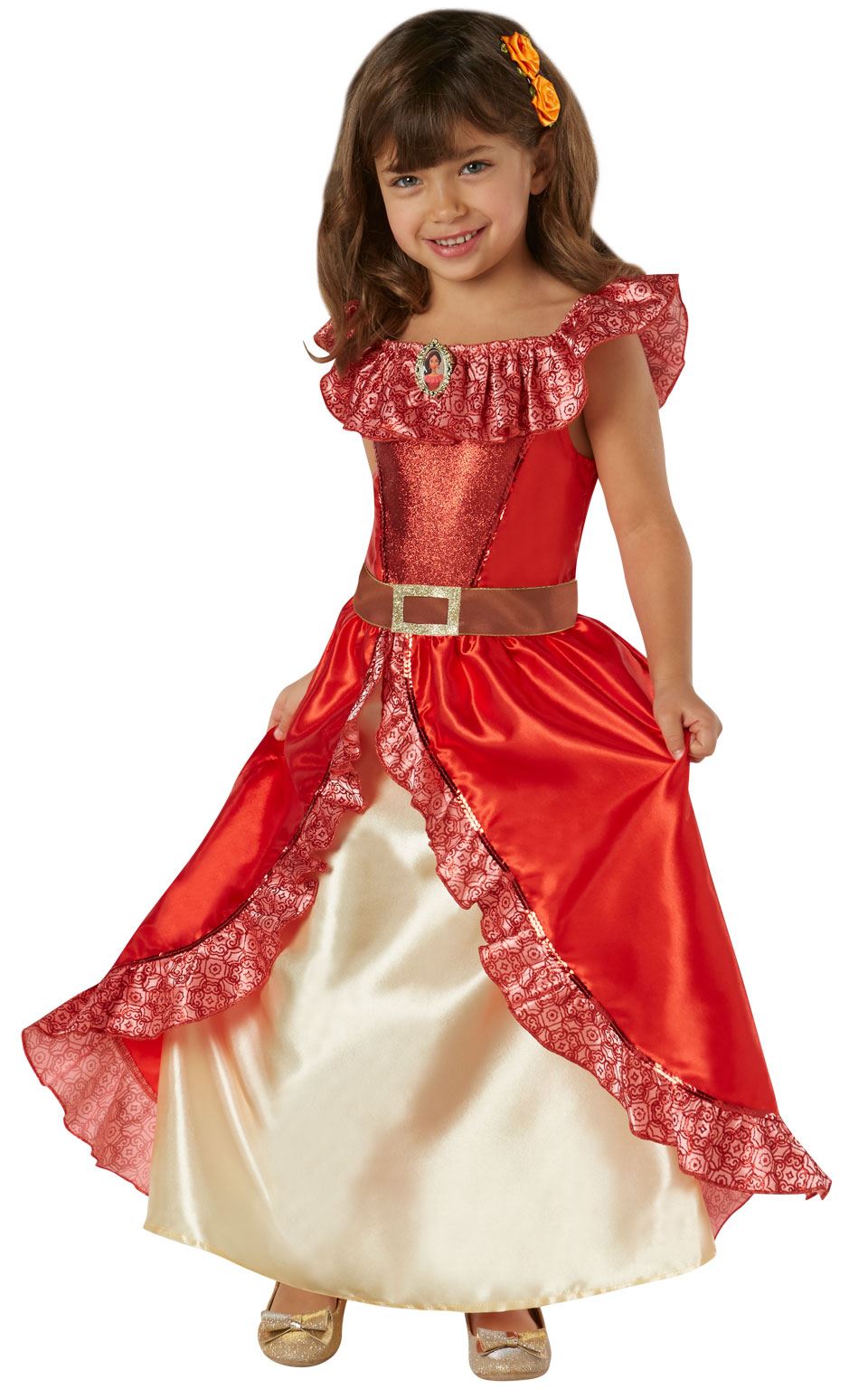 Girls Elena of Avalor Costume Kids Disney Princess Fancy Dress Fairytale License