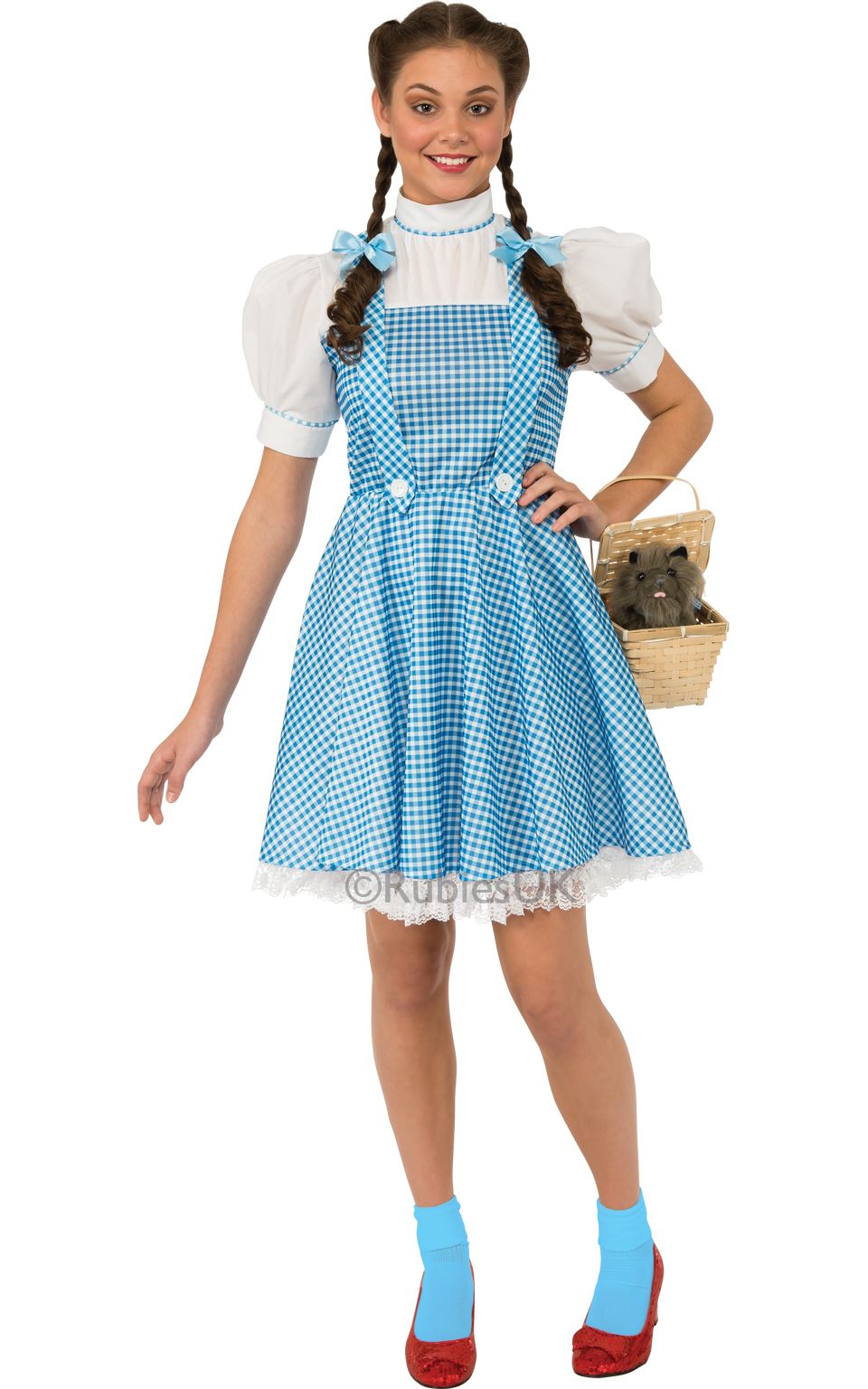 Dorothy Outfit Fancy Dress Costume Ladies Womens Adult Wizard of Oz