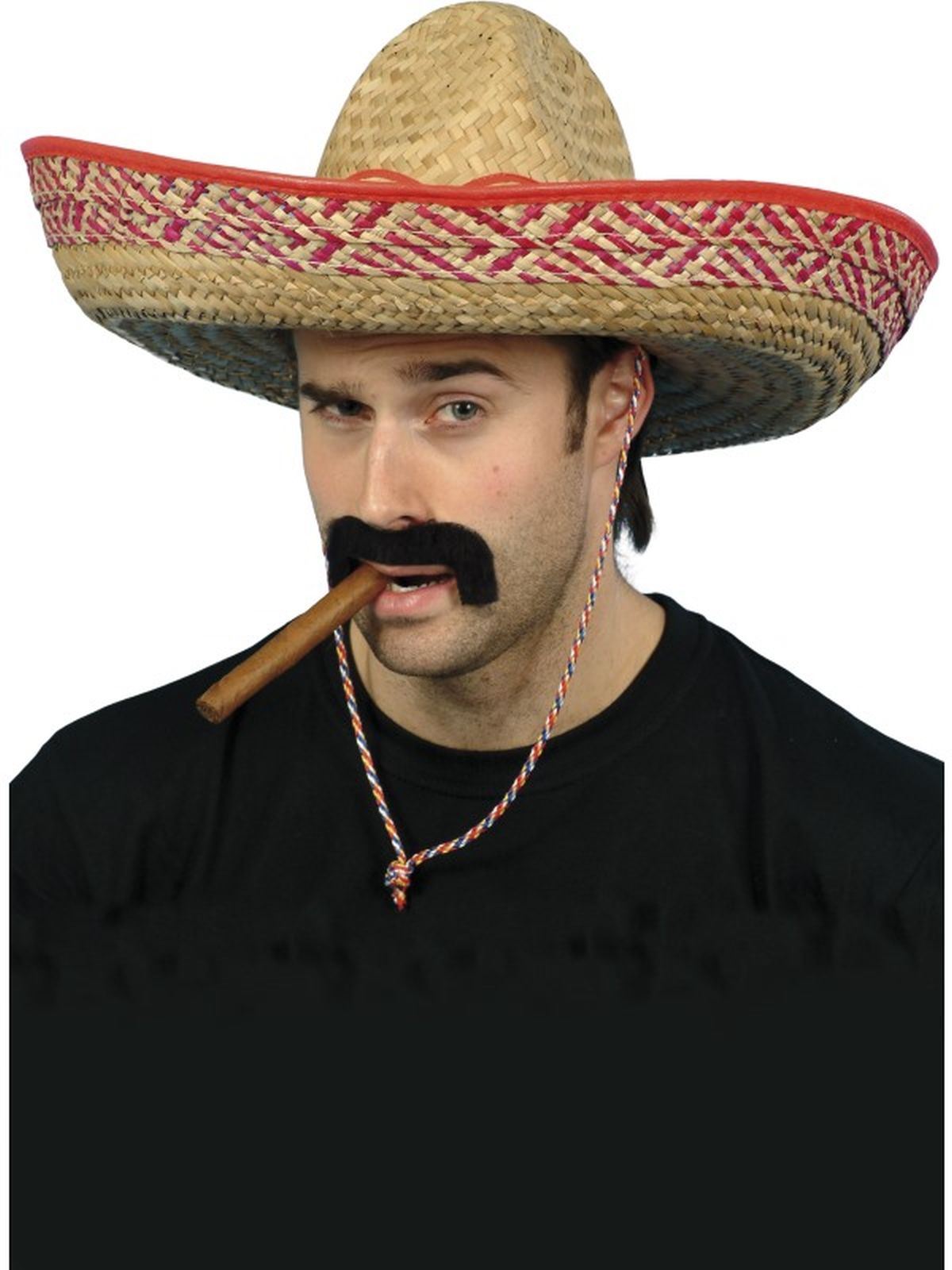 Adult Mexican Bandit Sombrero Hat Fancy Dress Stag Party Costume Party