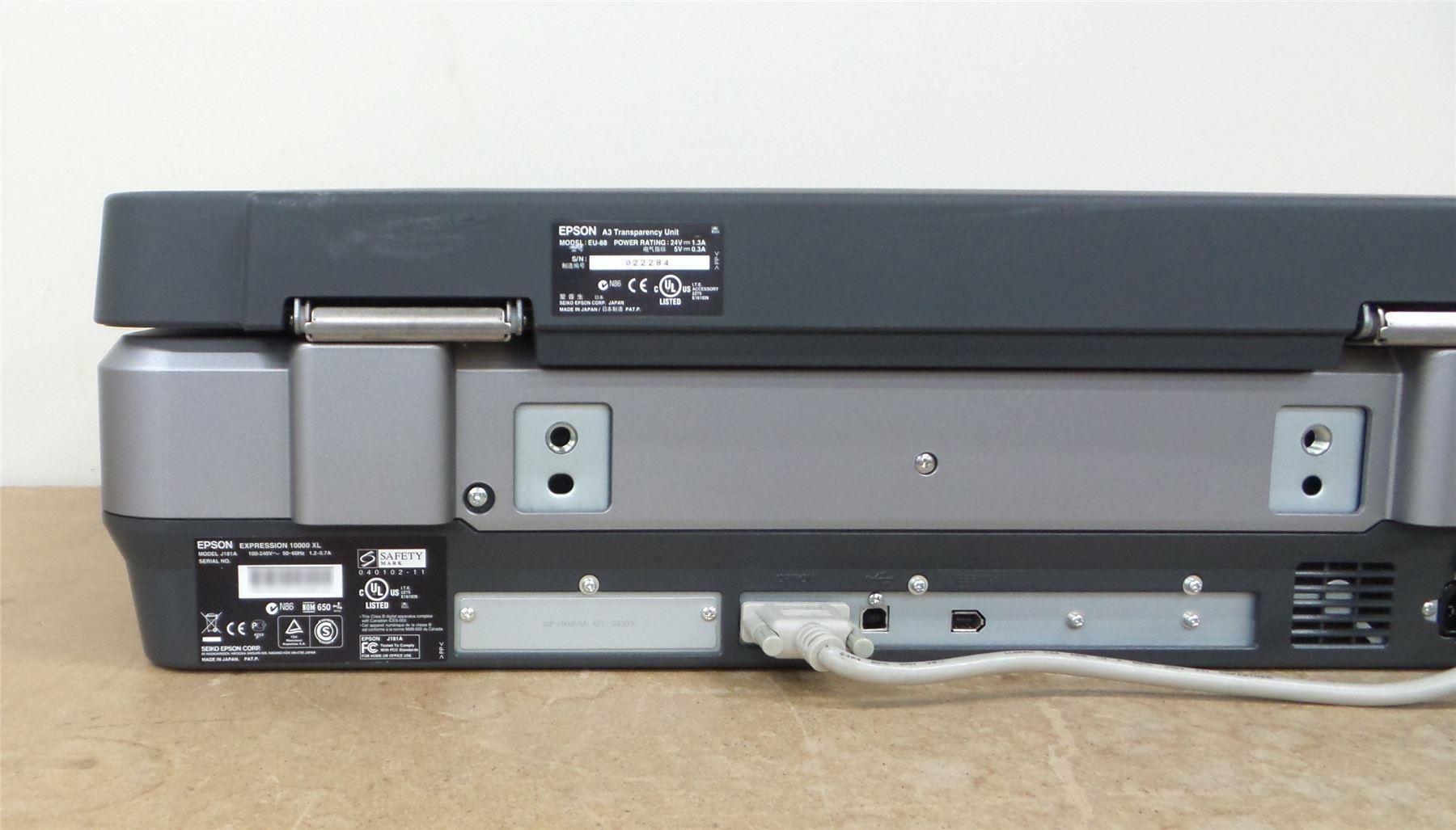 Epson Expression 10000 XL Large Scanner & Transparency Unit Read