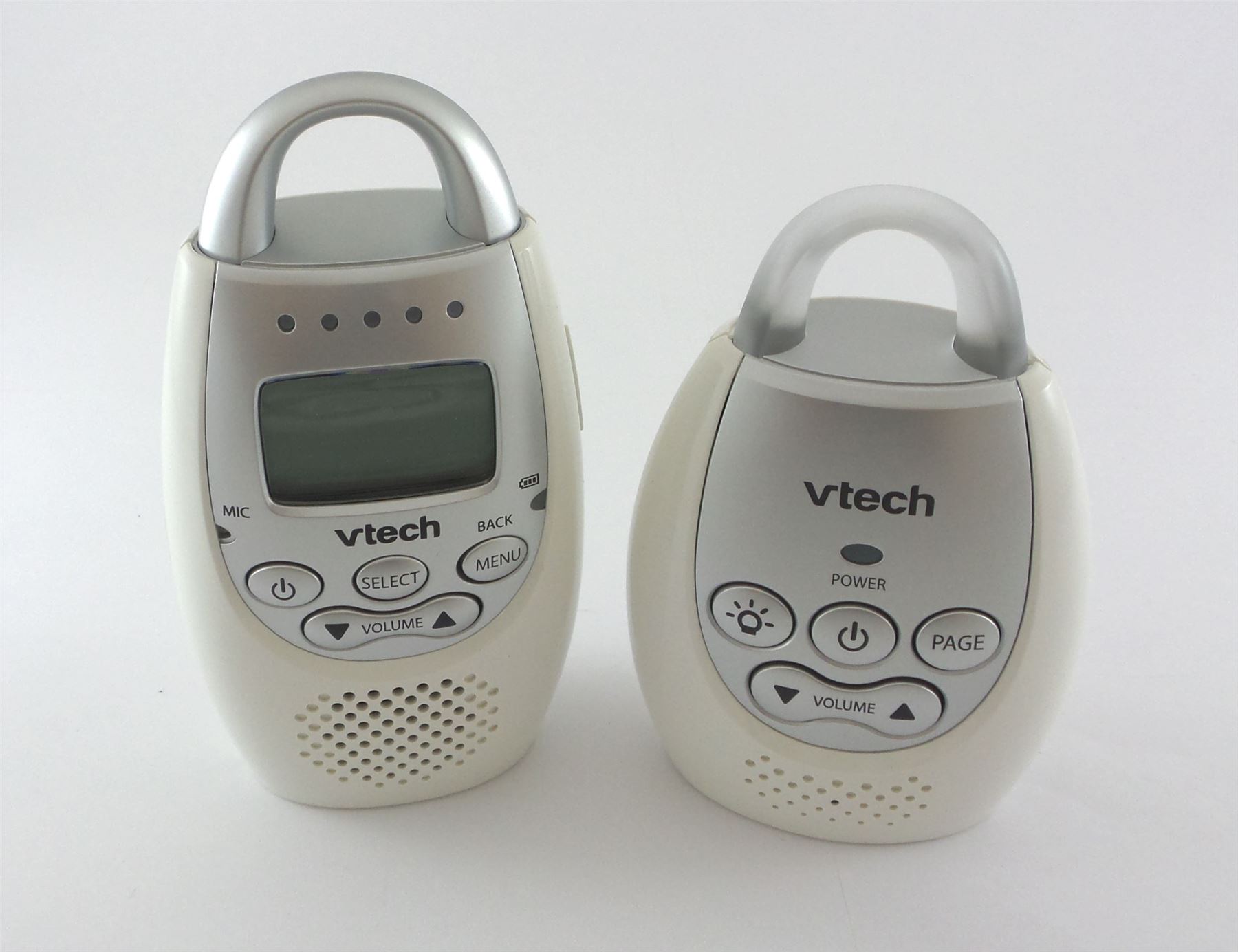 Vtech Safe /& Sound Digital Audio Baby Monitor 2 Way Talk DECT 6.0 DM221 White