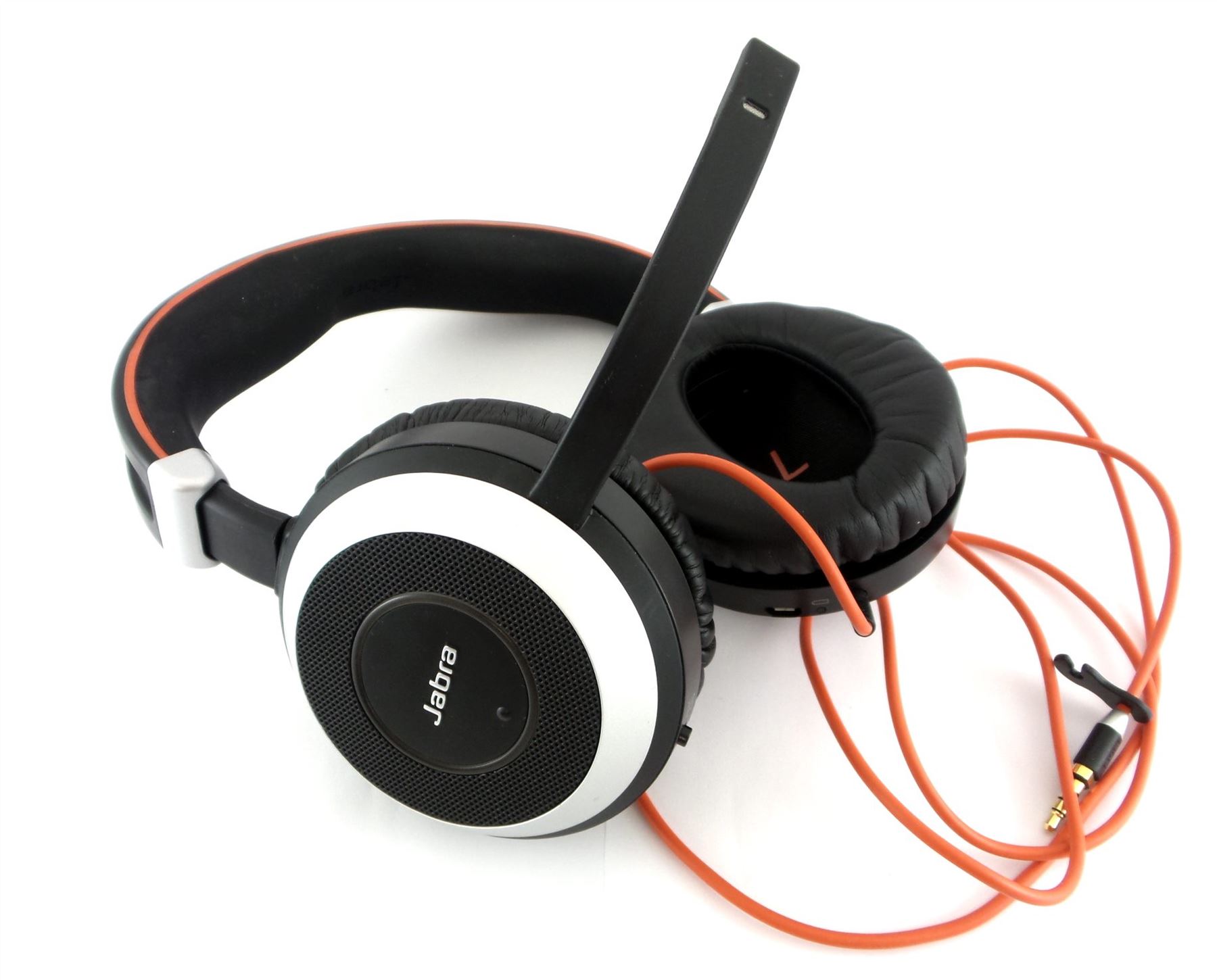 Jabra 80 UC Evolve Wired Headset Stereo OverTheHead Music Headphones READ 706487015093 eBay