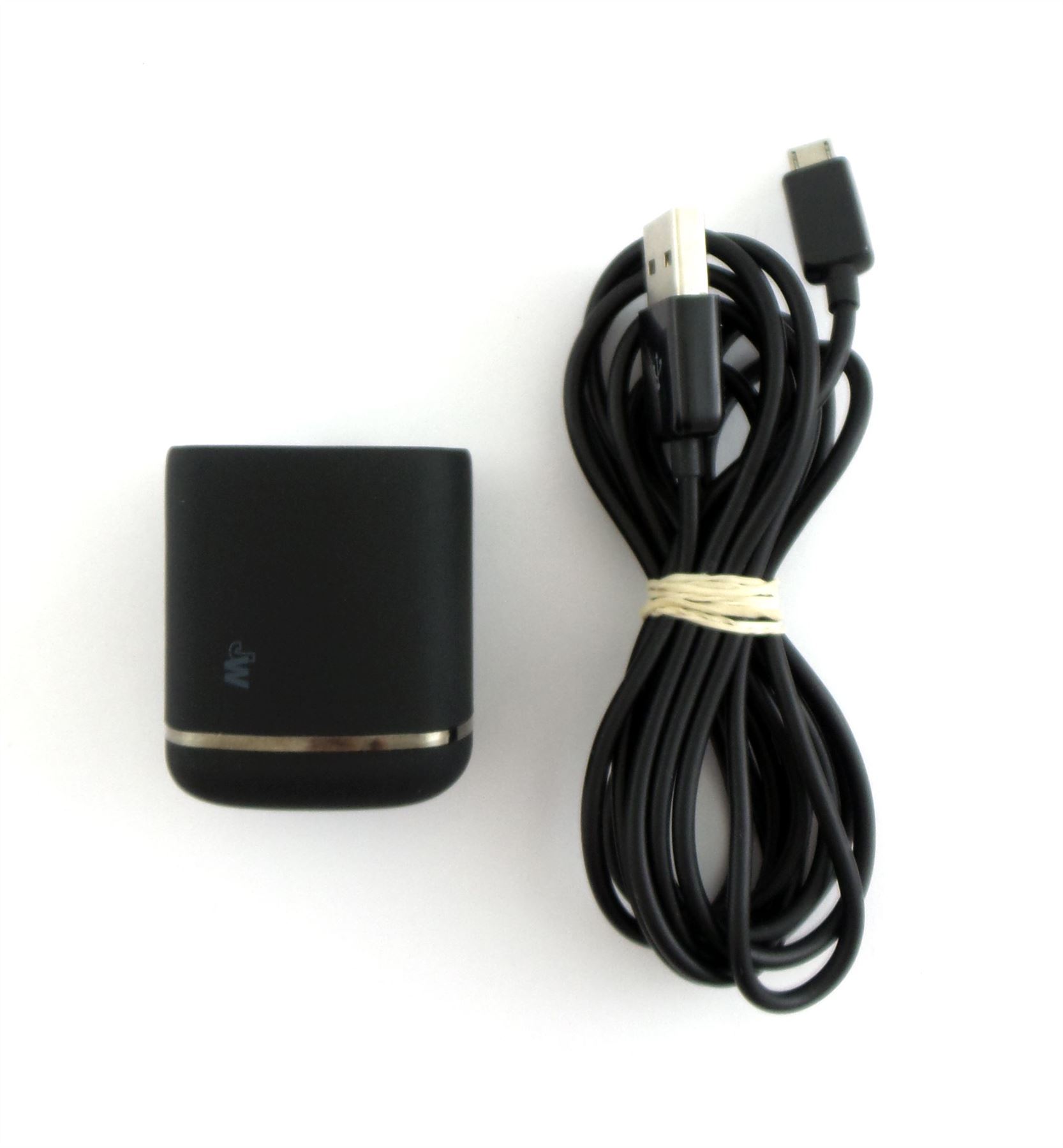 Just Wireless Dual Wall Home Charger and 5ft Micro USB Cable Universal Black