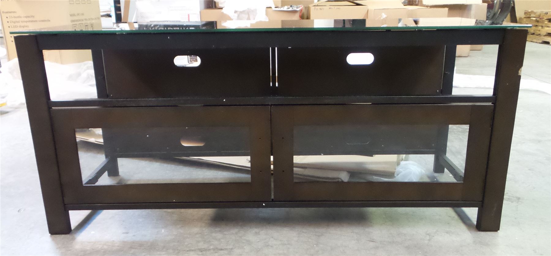 Insignia TV Stand for FlatPanel TVs Up to 60" Mocha NSHWMG1754M eBay