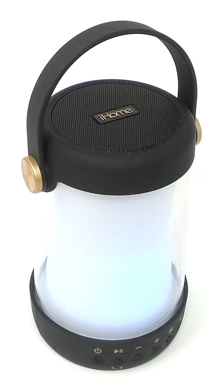 iHome IBT10 Portable Bluetooth Speaker Wireless Color Changing Lantern