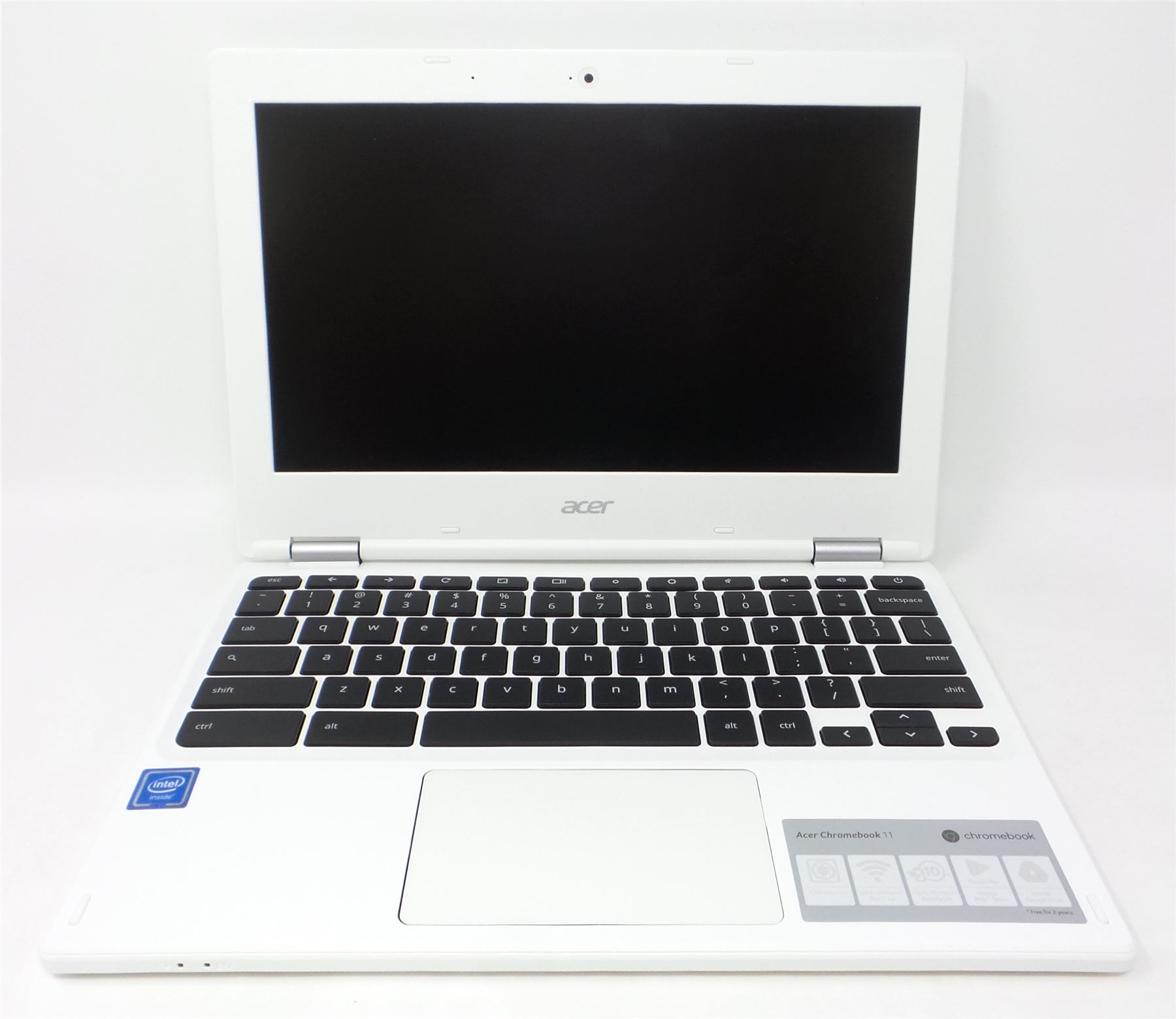 Acer Chromebook 11 11.6" Intel N3060 1.6GHz 16GB eMMC 2GB White CB3132