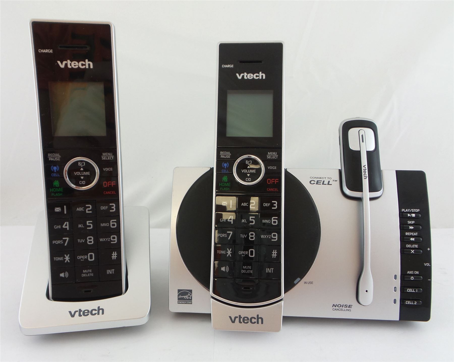VTech DS67713 DECT 6.0 Connect to Cell 2 Handset Expandable Cordless