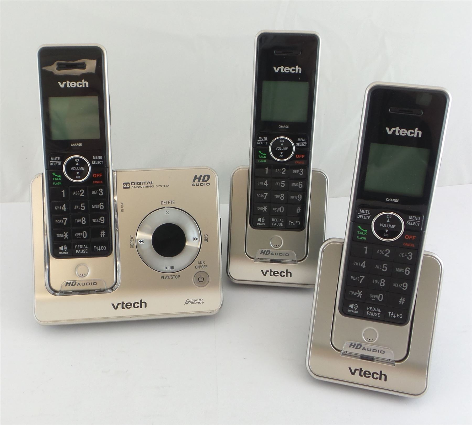 VTech LS6425-3 DECT 6.0 3 Handset Cordless Digital Answering System | eBay