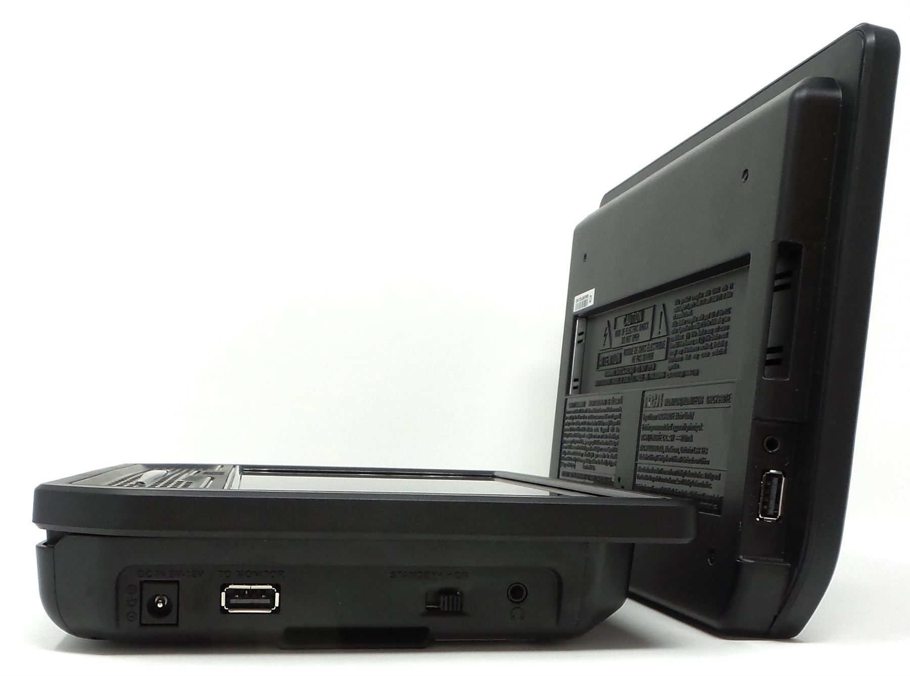 RCA DRC79981E Mobile DVD System 9Inch Dual Screen DVD Player w/ Straps