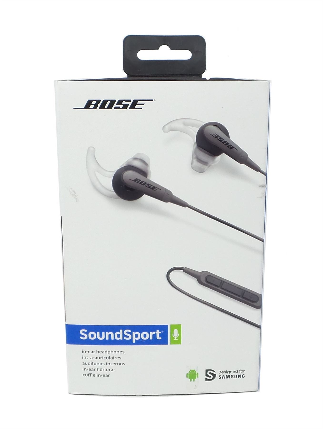 Bose SoundSport Wired In-Ear Headphones for Android Devices Charcoal See Desc | eBay