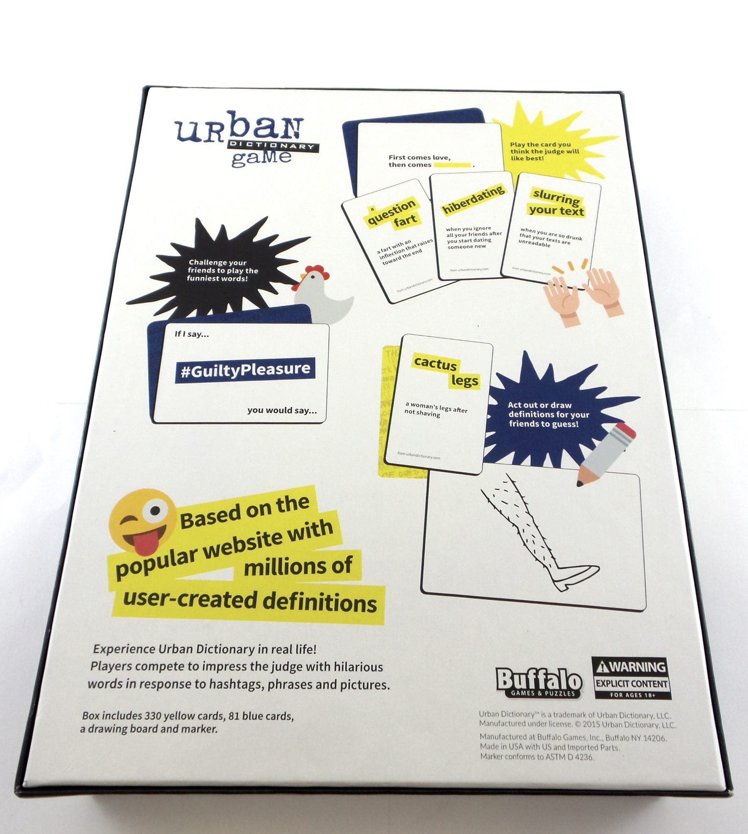 Urban Dictionary Adult Party Game of Slang Explicit Content 18+ 38