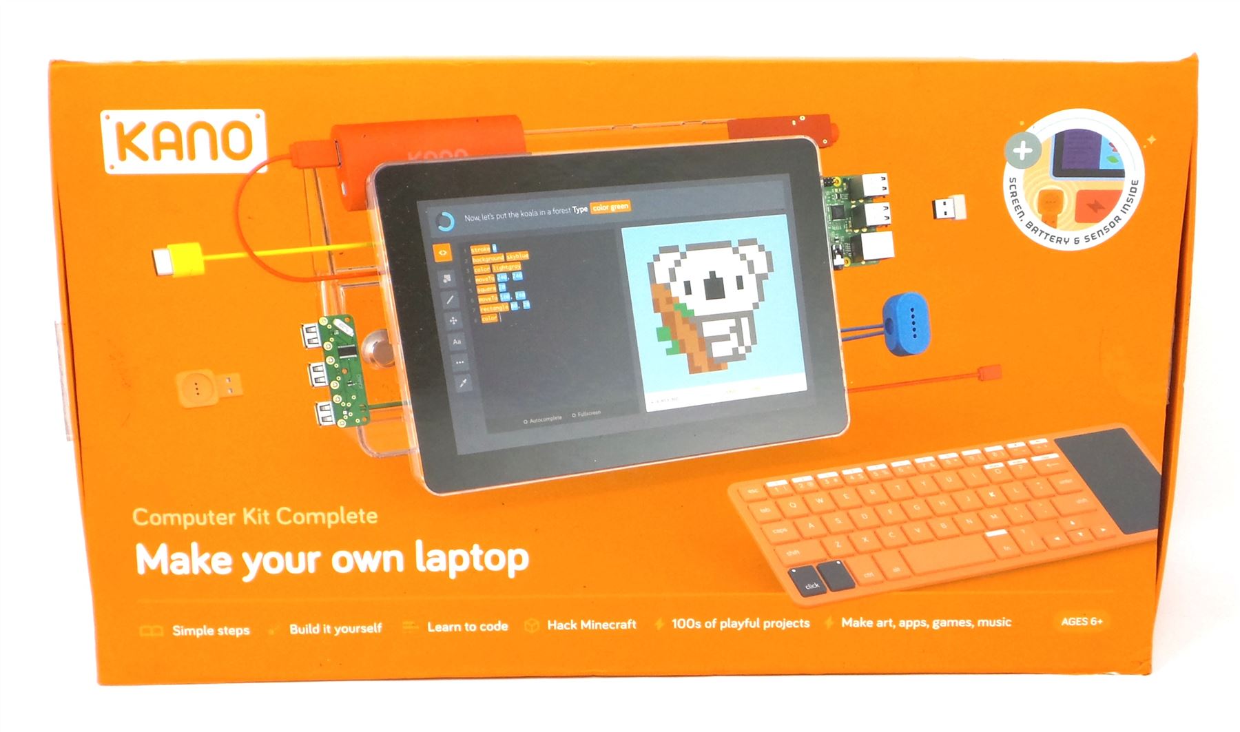 Kano Complete Computer Kit Make Your Own Laptop Learn to Code 100502