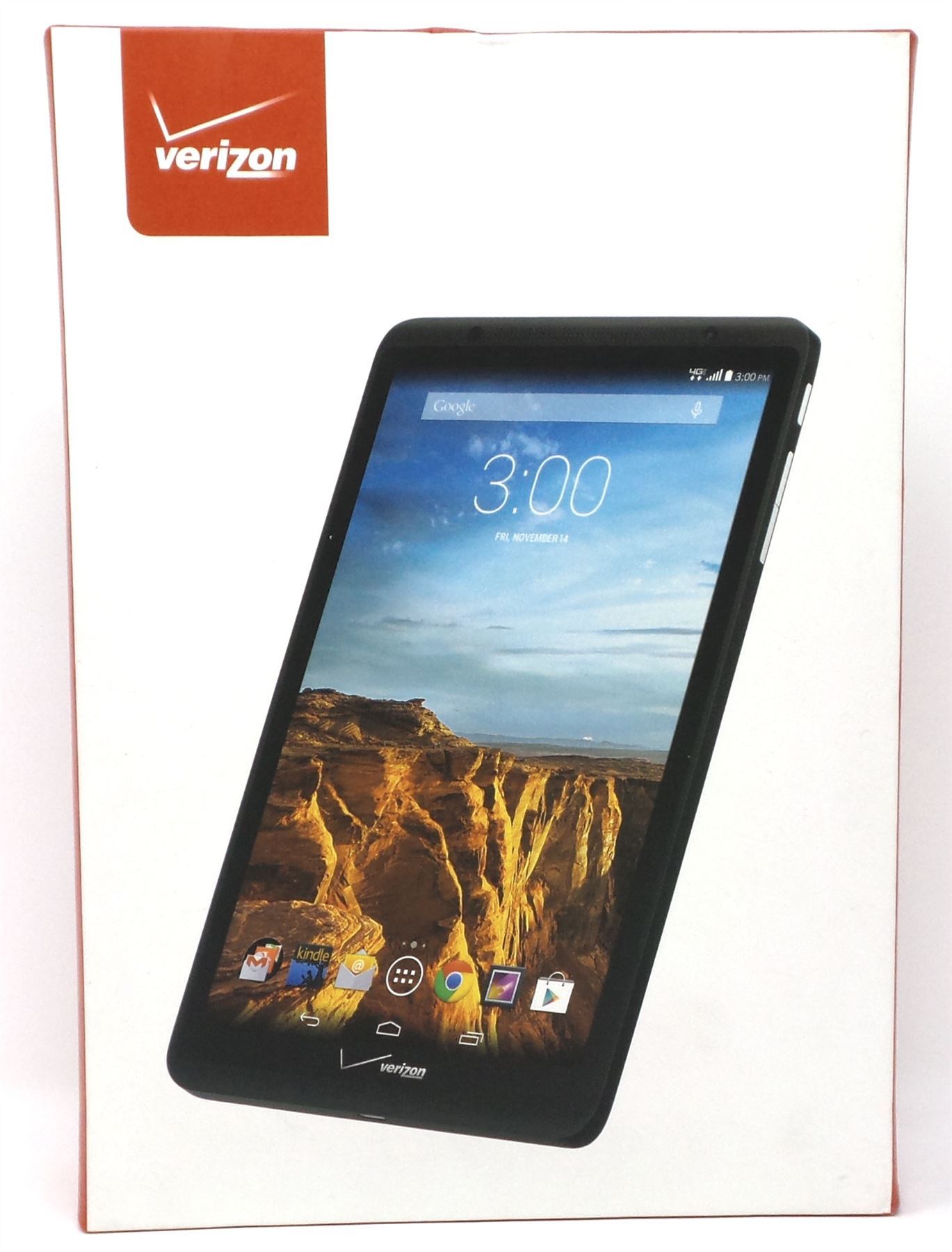 Verizon Ellipsis 8 Verizon 4G LTE WiFi Android Tablet 8" Black QTAQZ3